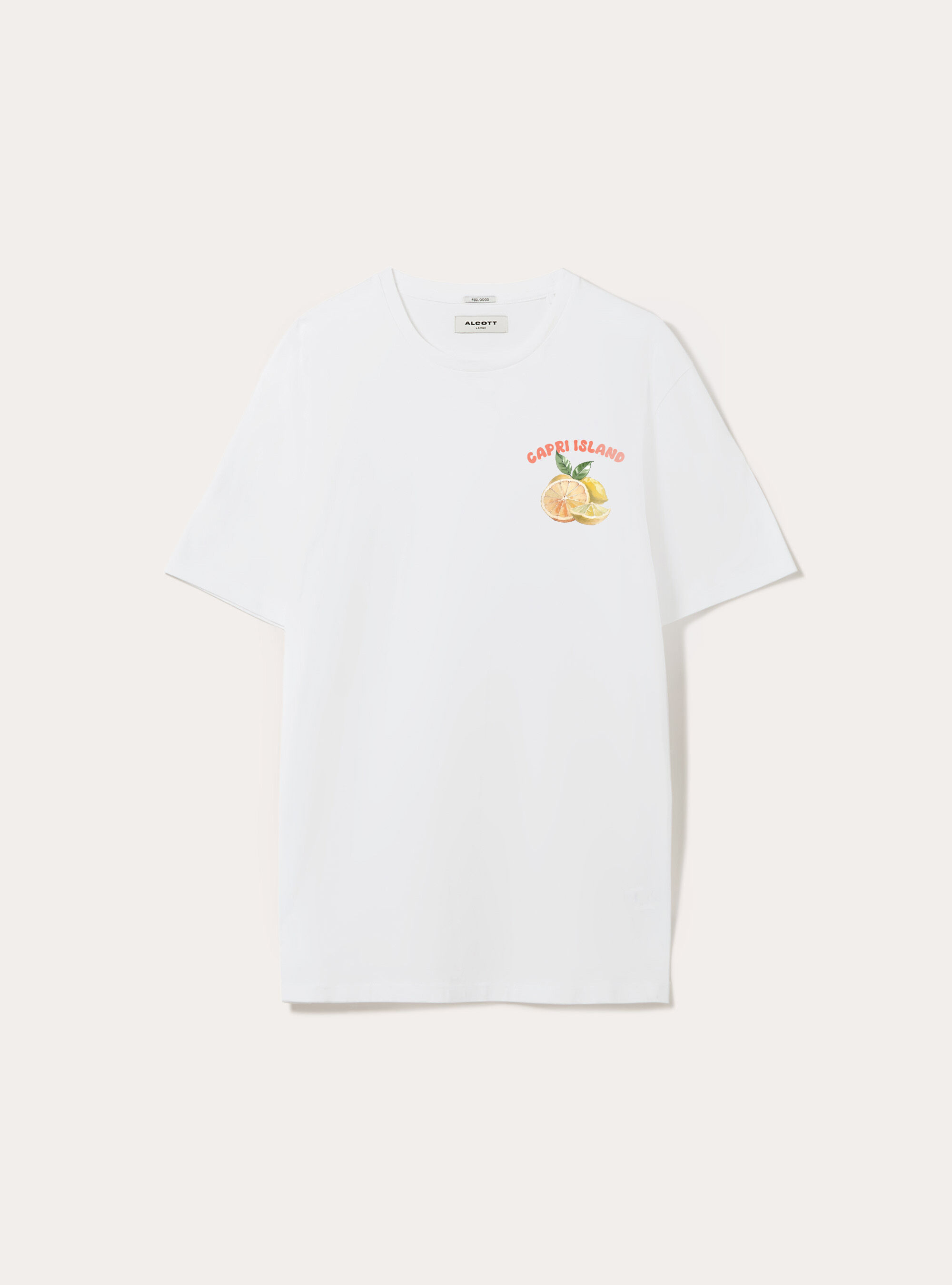 T-shirt with Souvenir Capri print