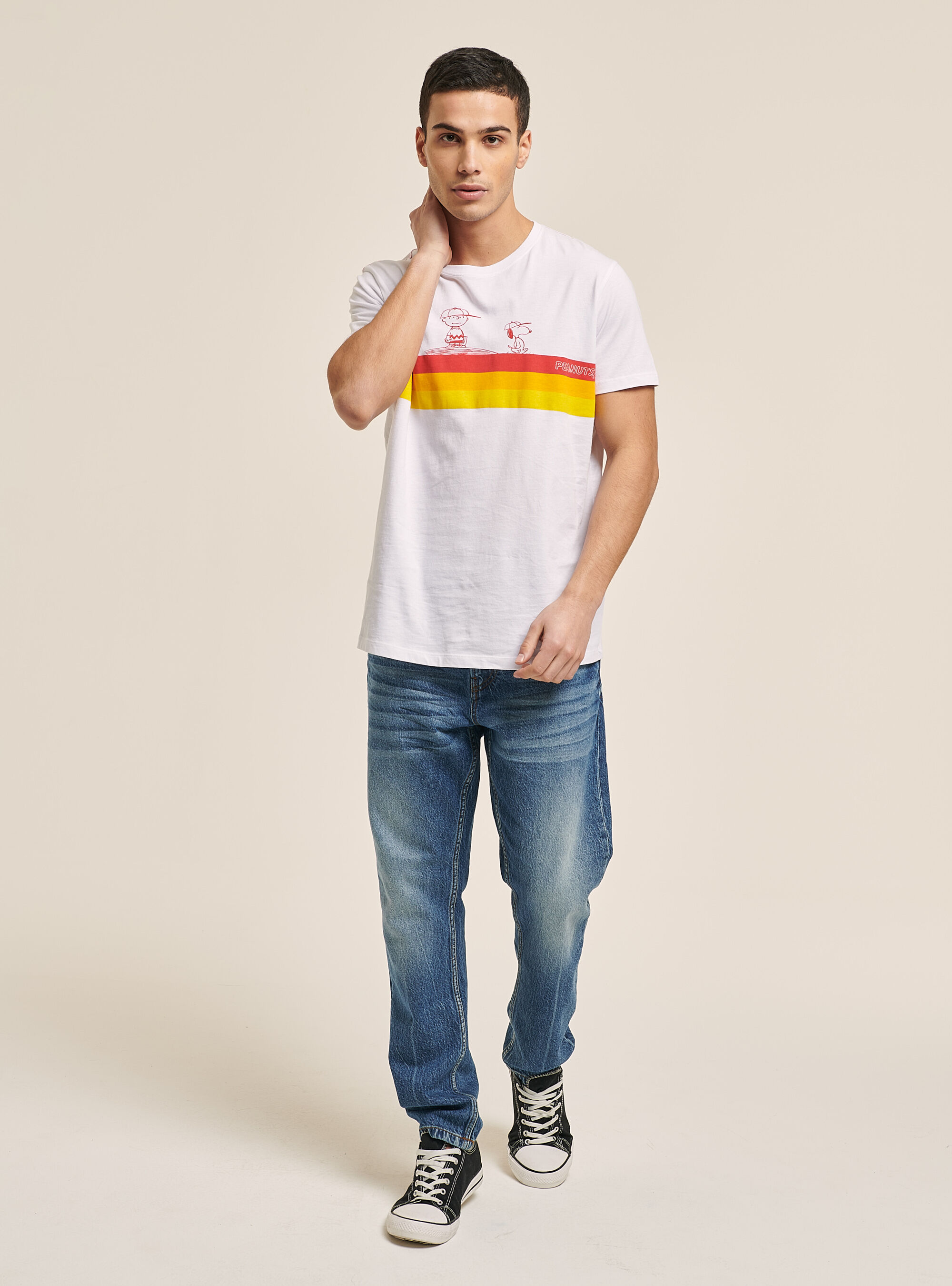 T-shirt The Peanuts for Alcott, WHITE