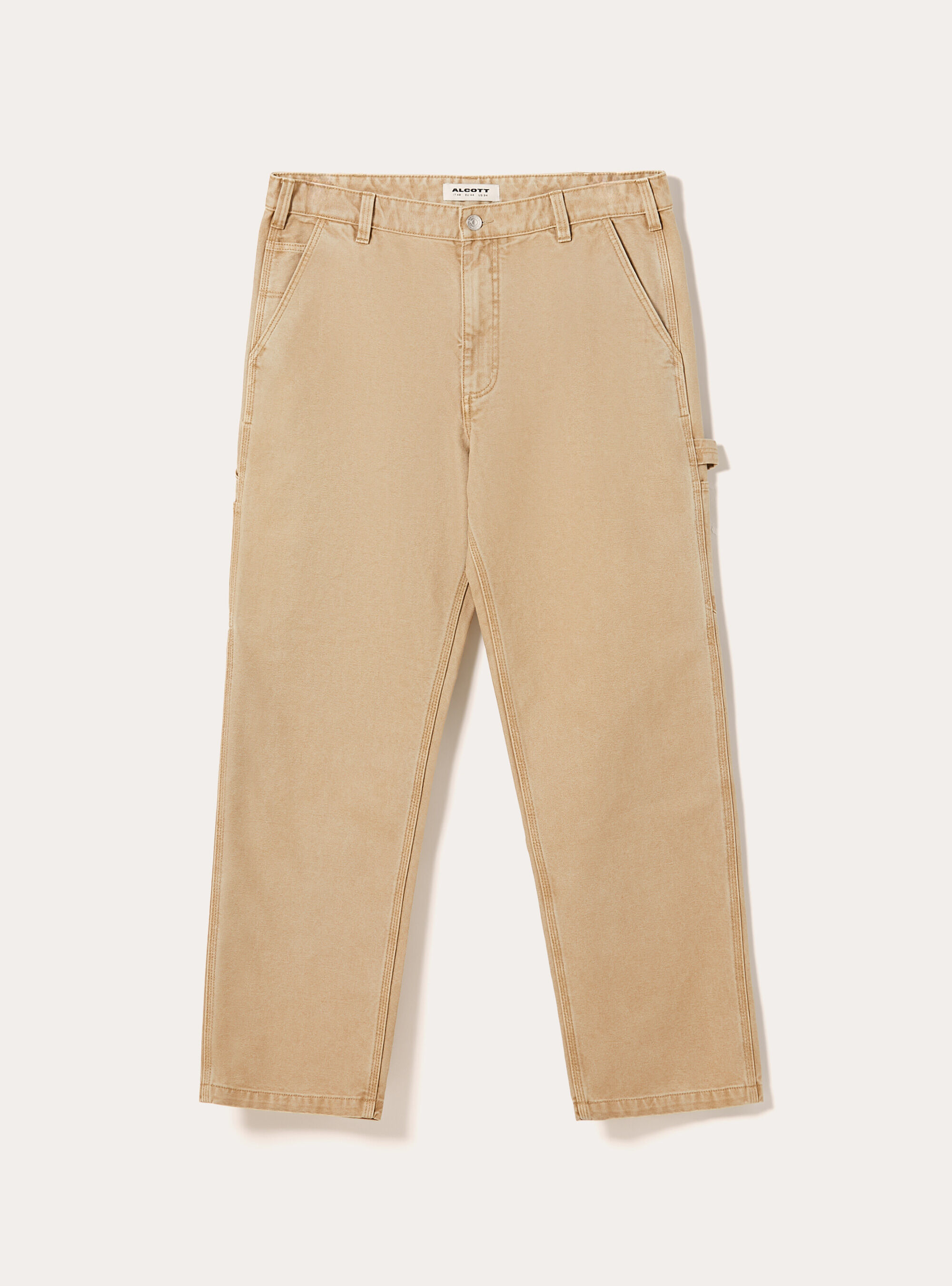 Carpenter canvas pants, BG2 BEIGE MEDIUM