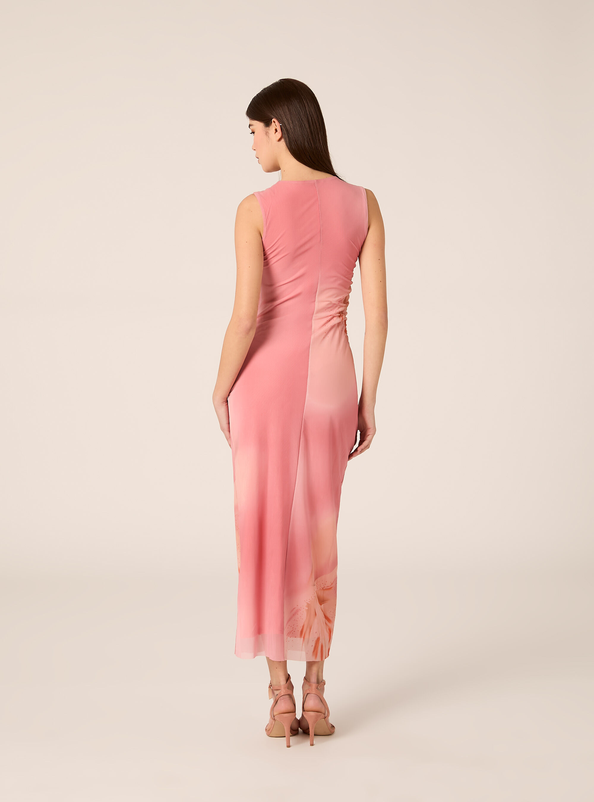 Midi dress in tulle, PK2 PINK MEDIUM