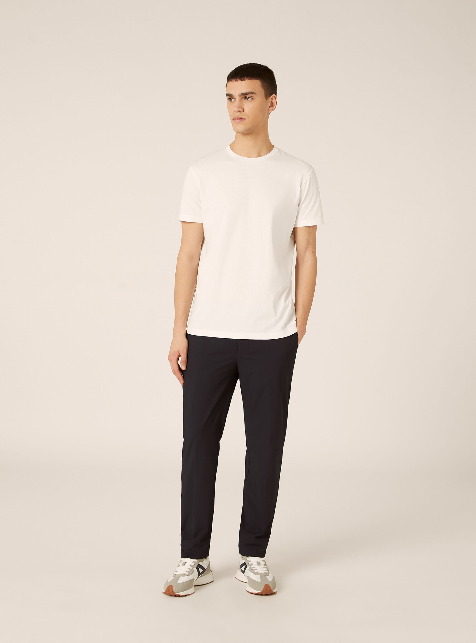 T-shirt basica in cotone supima