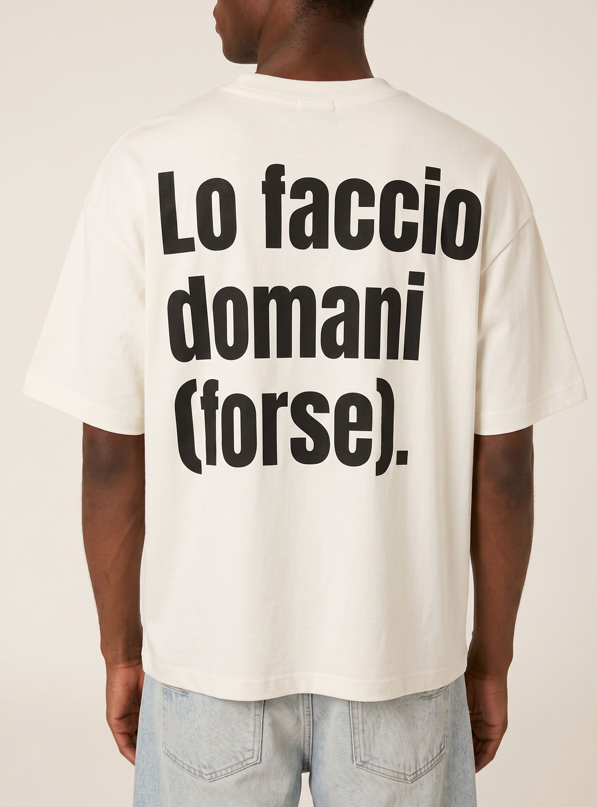 T- shirt base boxy con stampa lo faccio domani