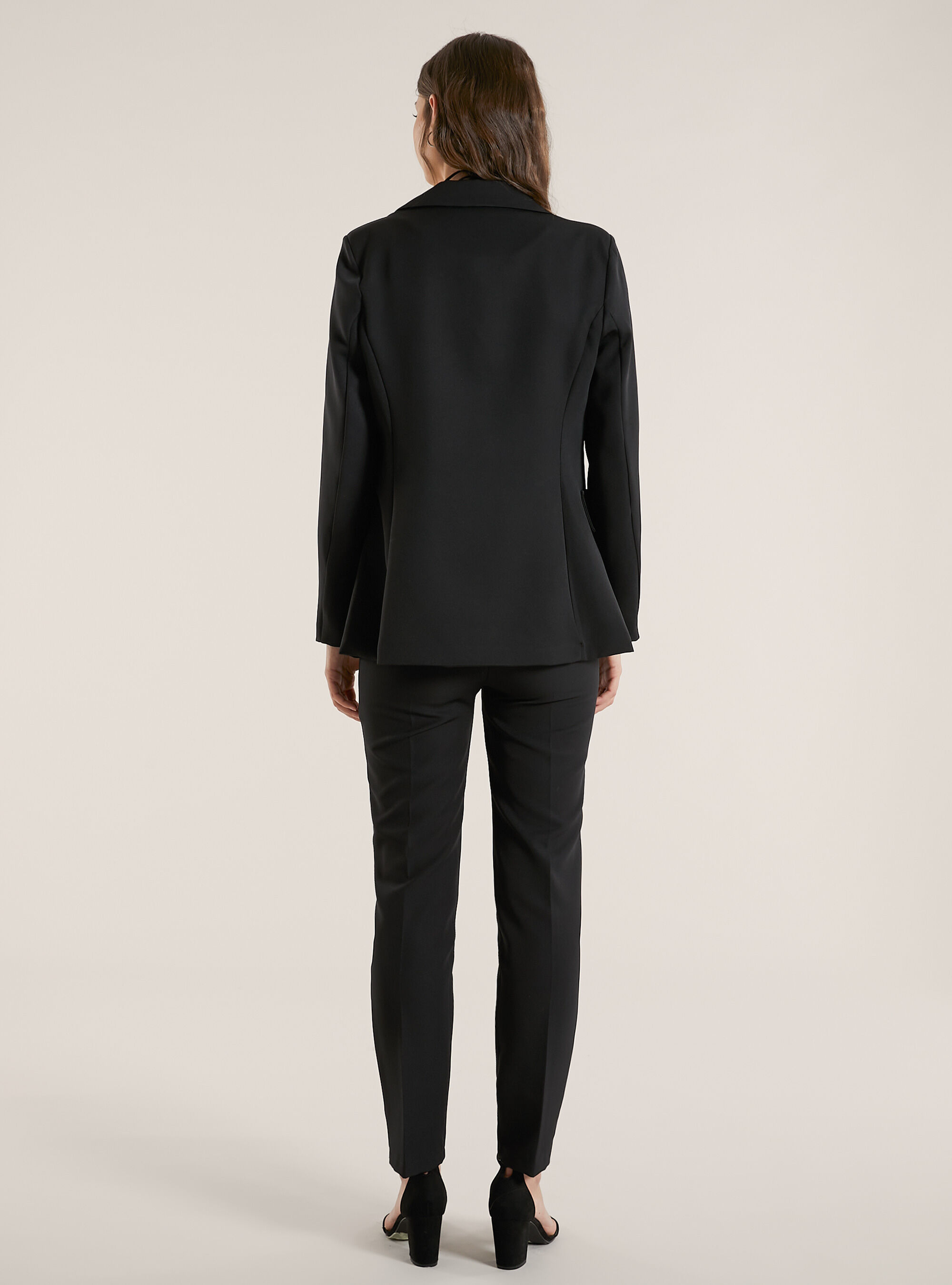 Single-breasted blazer, BK1 BLACK