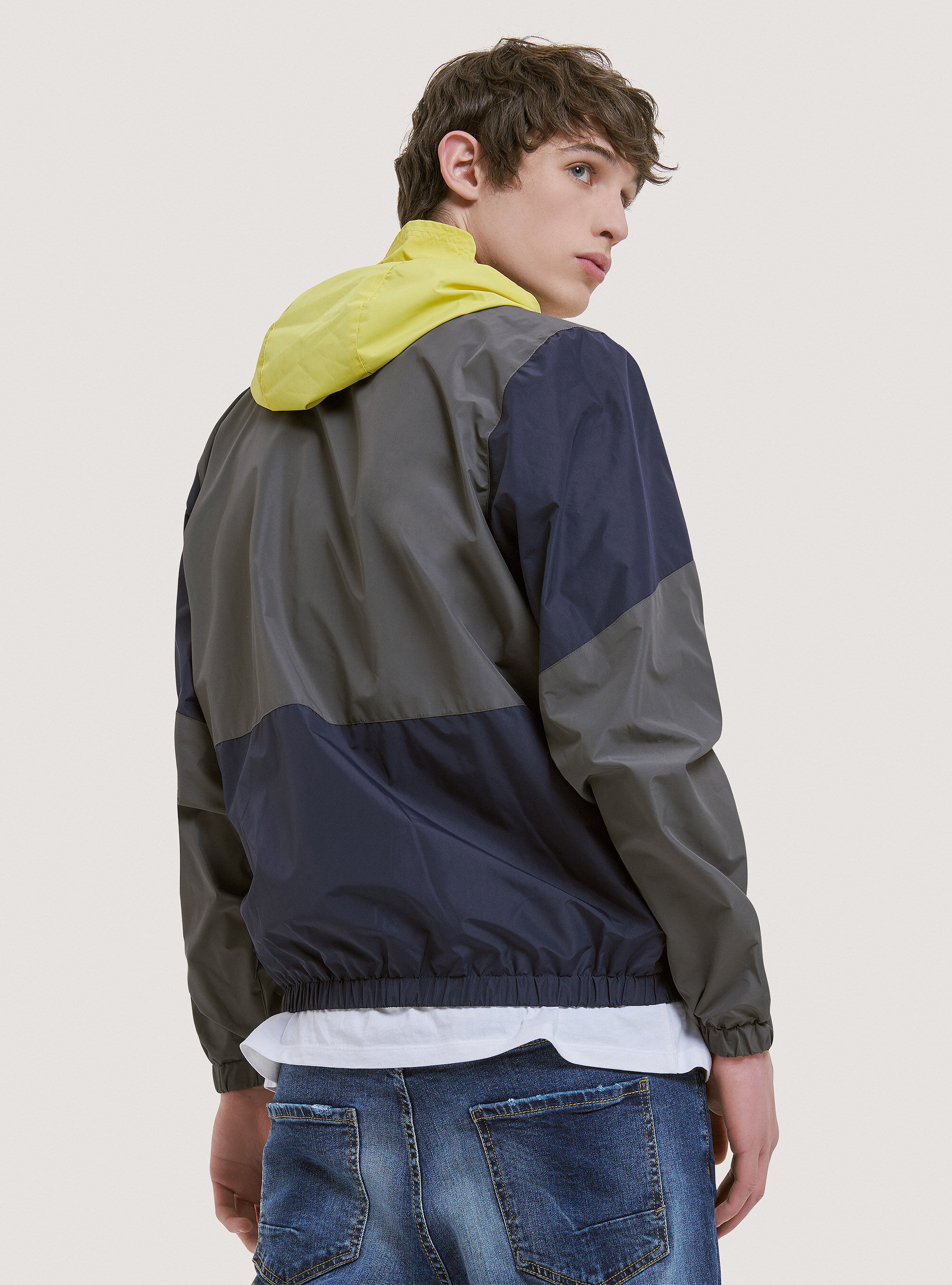 Colour blocking windbreaker jacket Alcott Men s Jackets