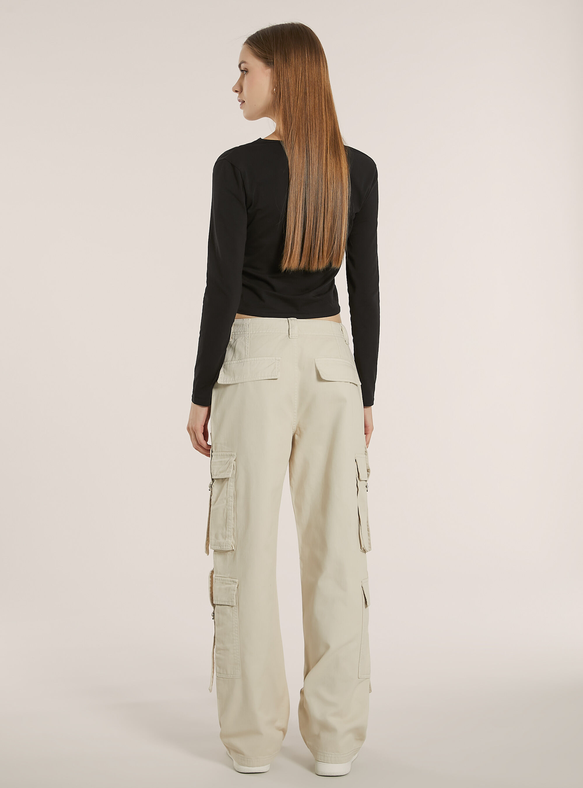 Pantal&oacute;n cargo Twill multi, BG3 BEIGE LIGHT