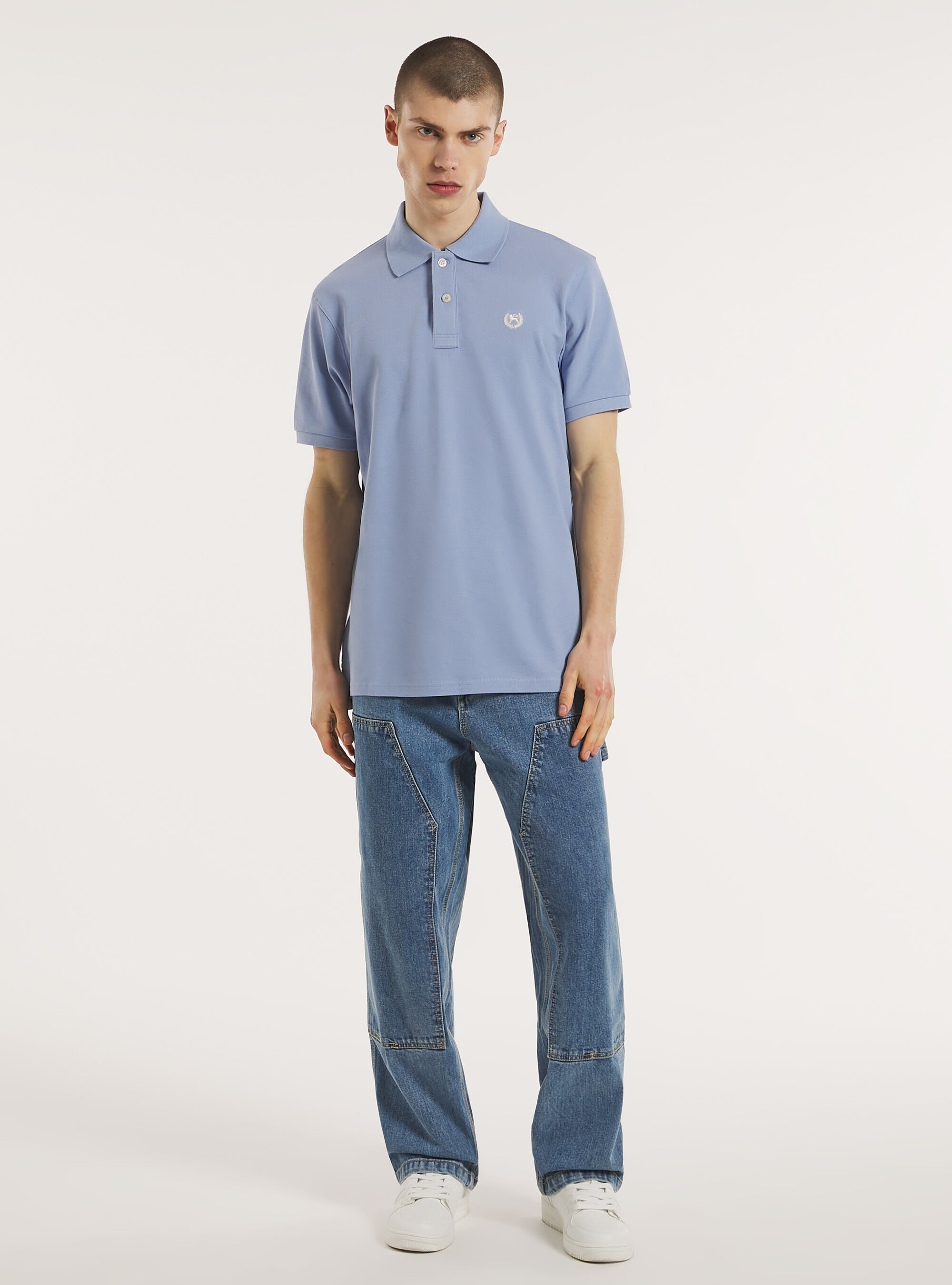 Polo en coton pique avec broderie Alcott Polo Uomo