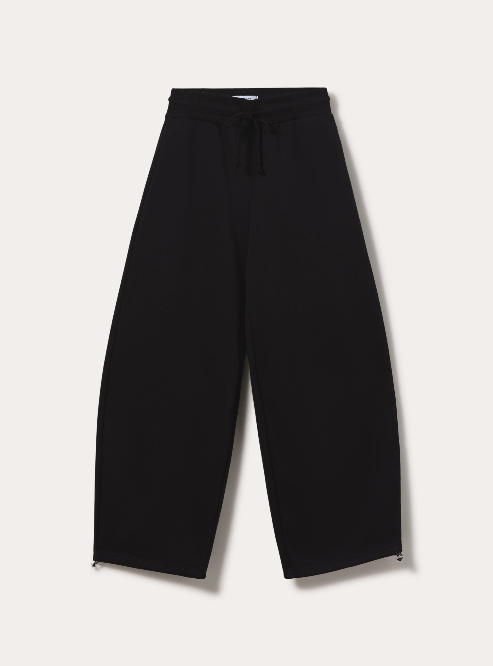 Pantaloni jogger in felpa barrel, BK1 BLACK