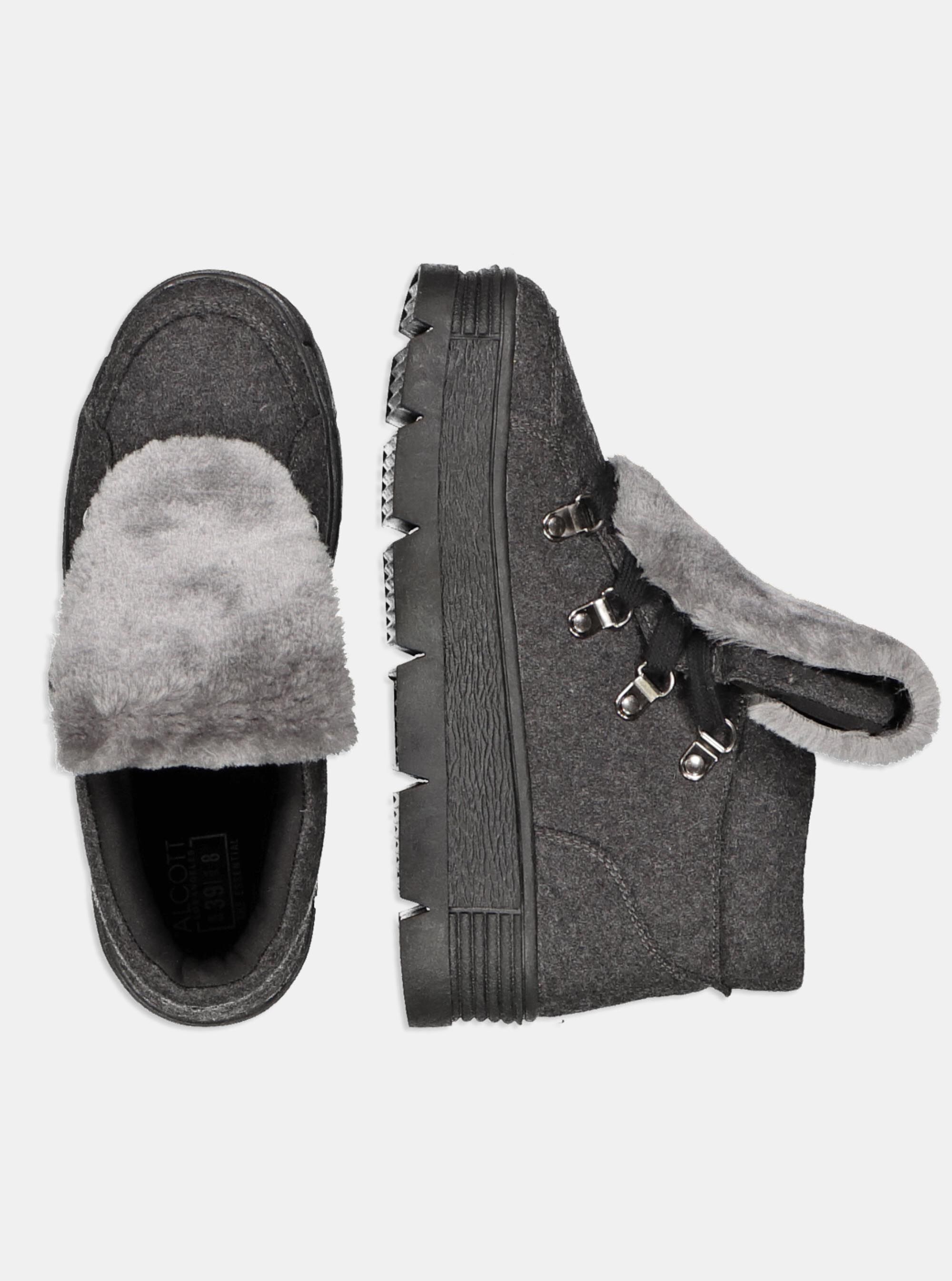 Stivaletto con fur, C118 GREY