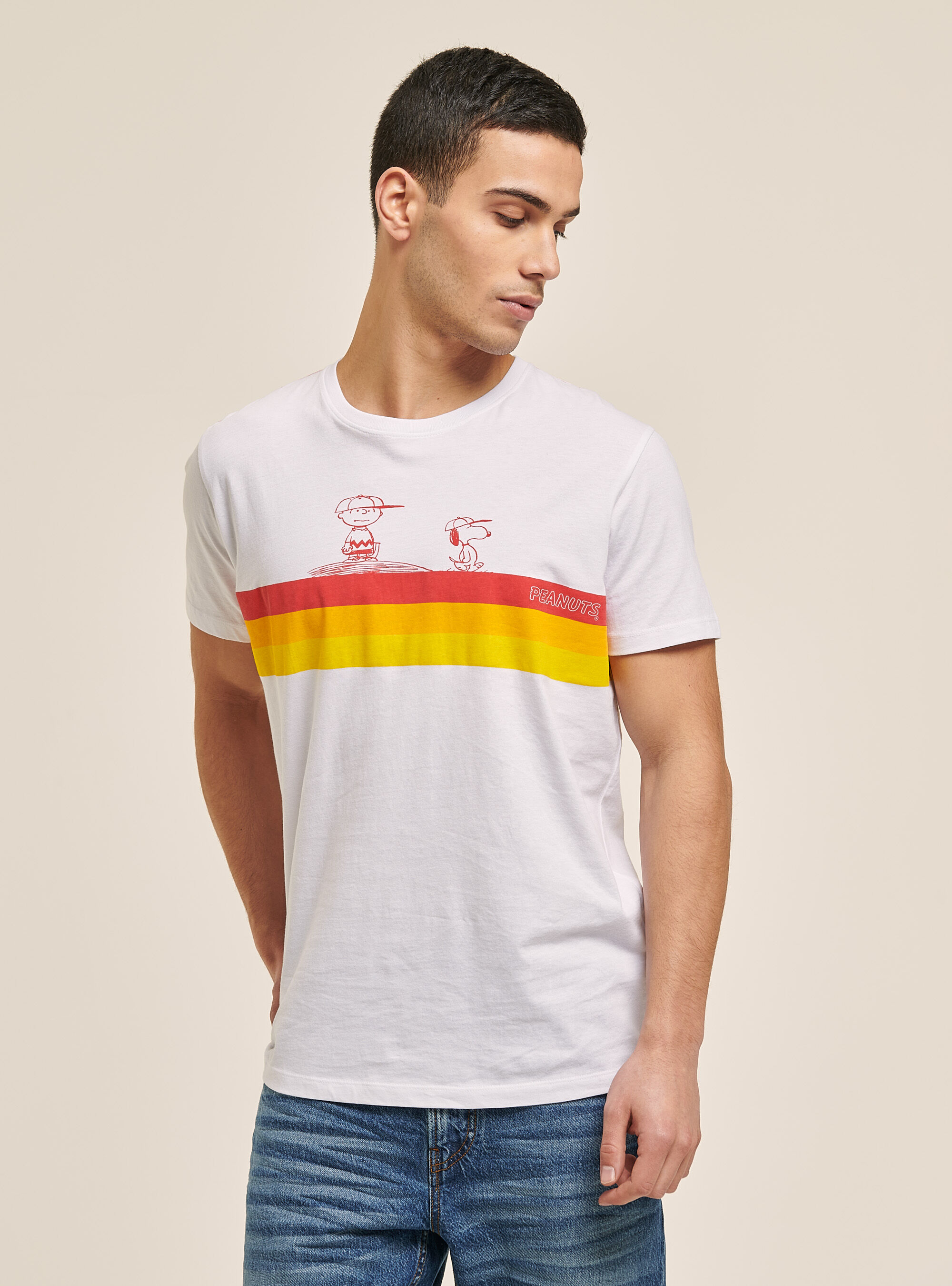 T-shirt The Peanuts for Alcott, WHITE