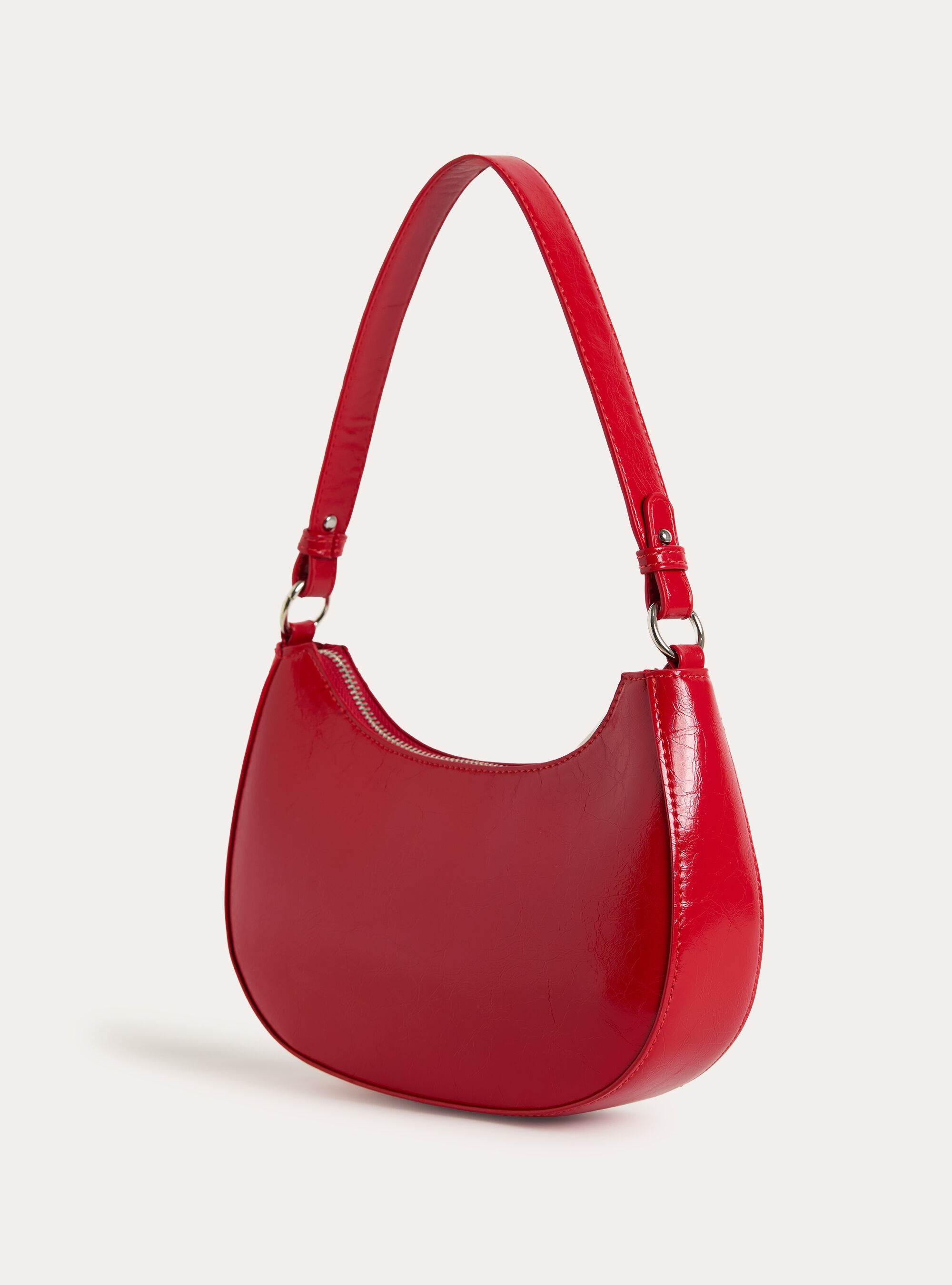 Halbmond-Schultertasche