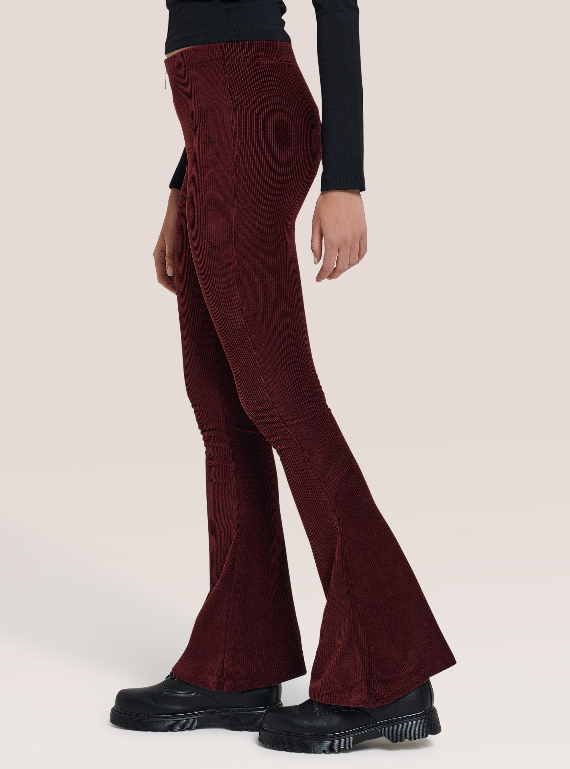Pantalones de deals terciopelo anchos
