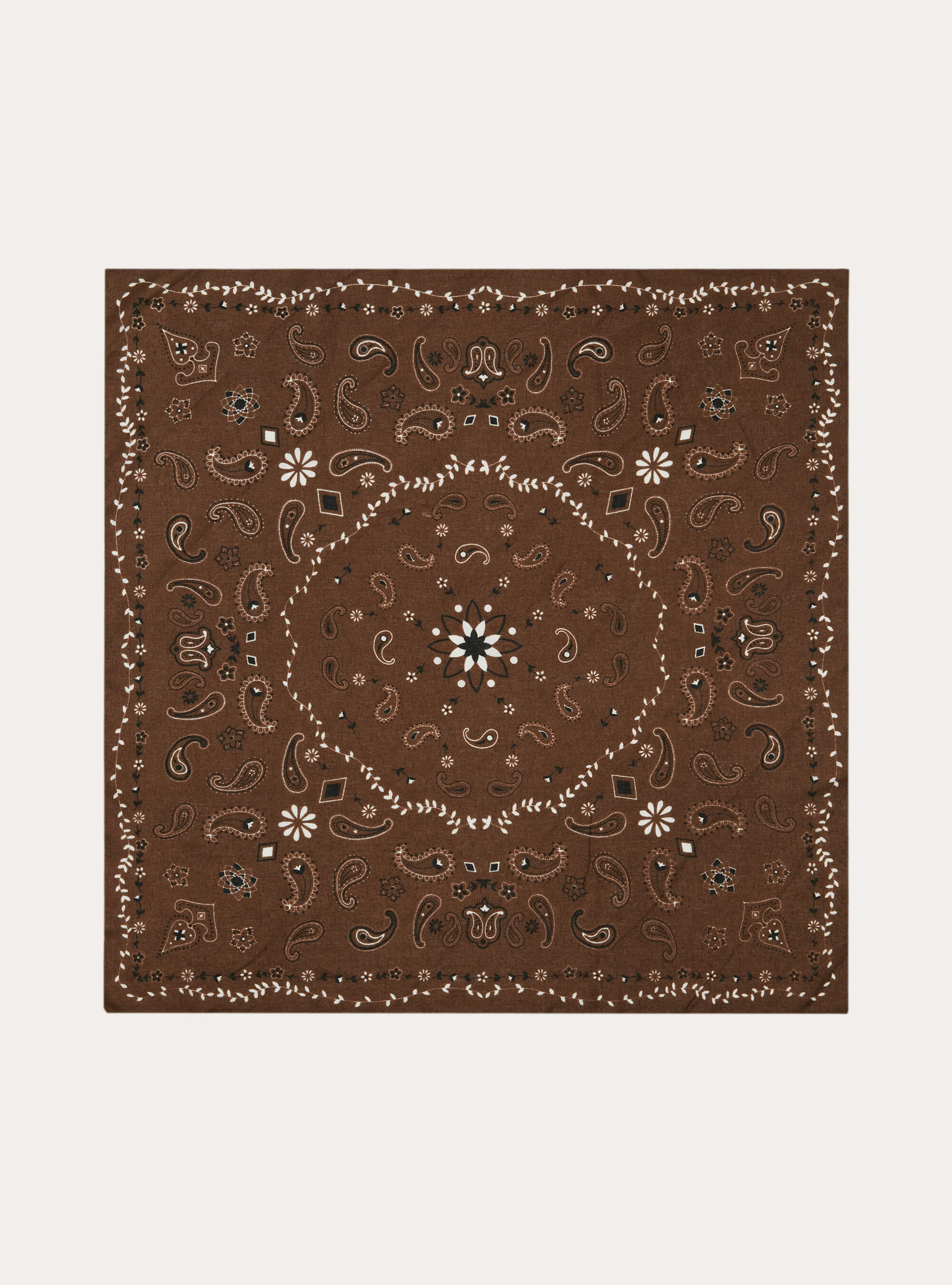 Sciarpa foulard stampa paisley