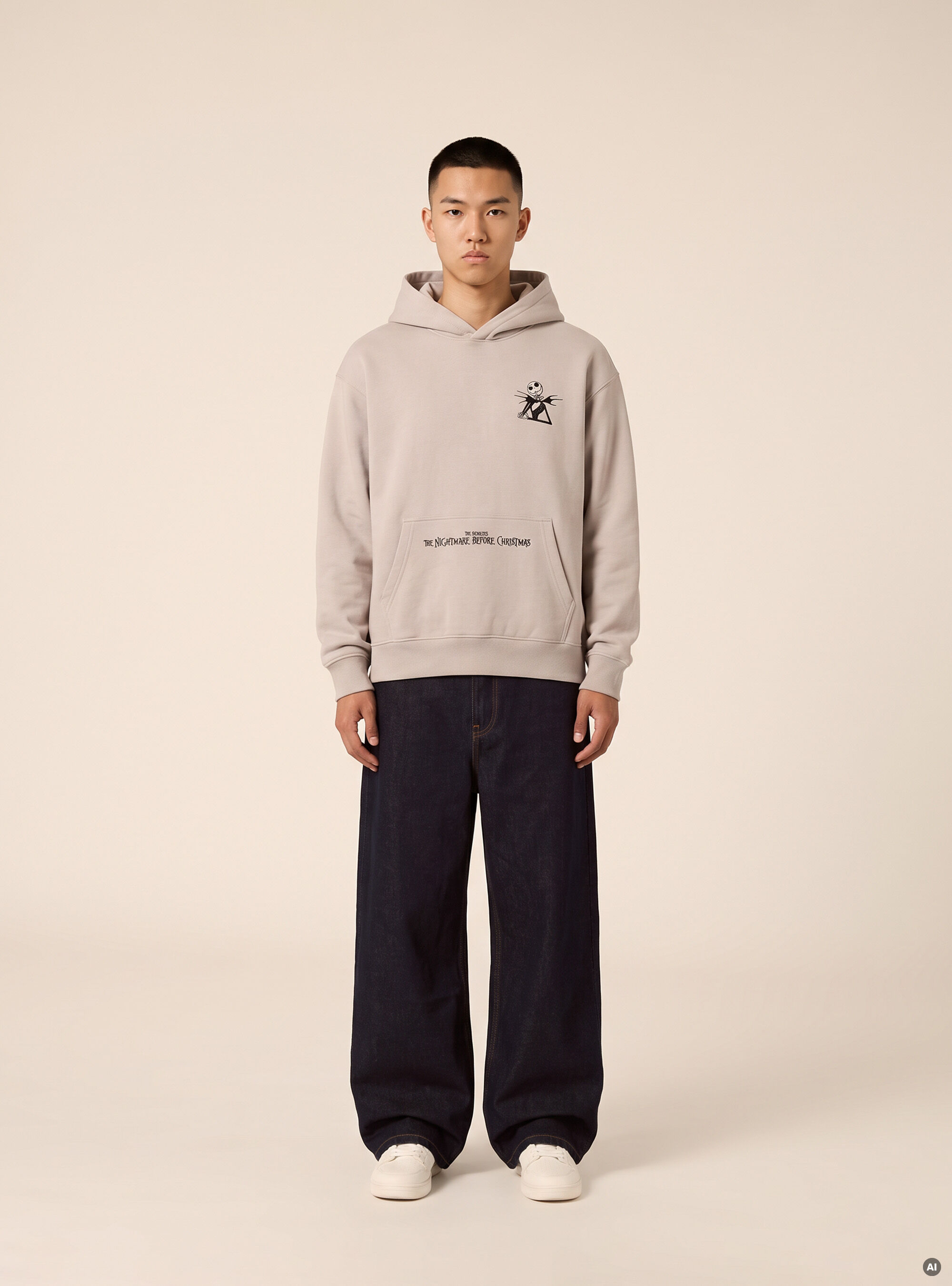 Sudadera con capucha y estampado Nightmare Before Christmas / Alcott