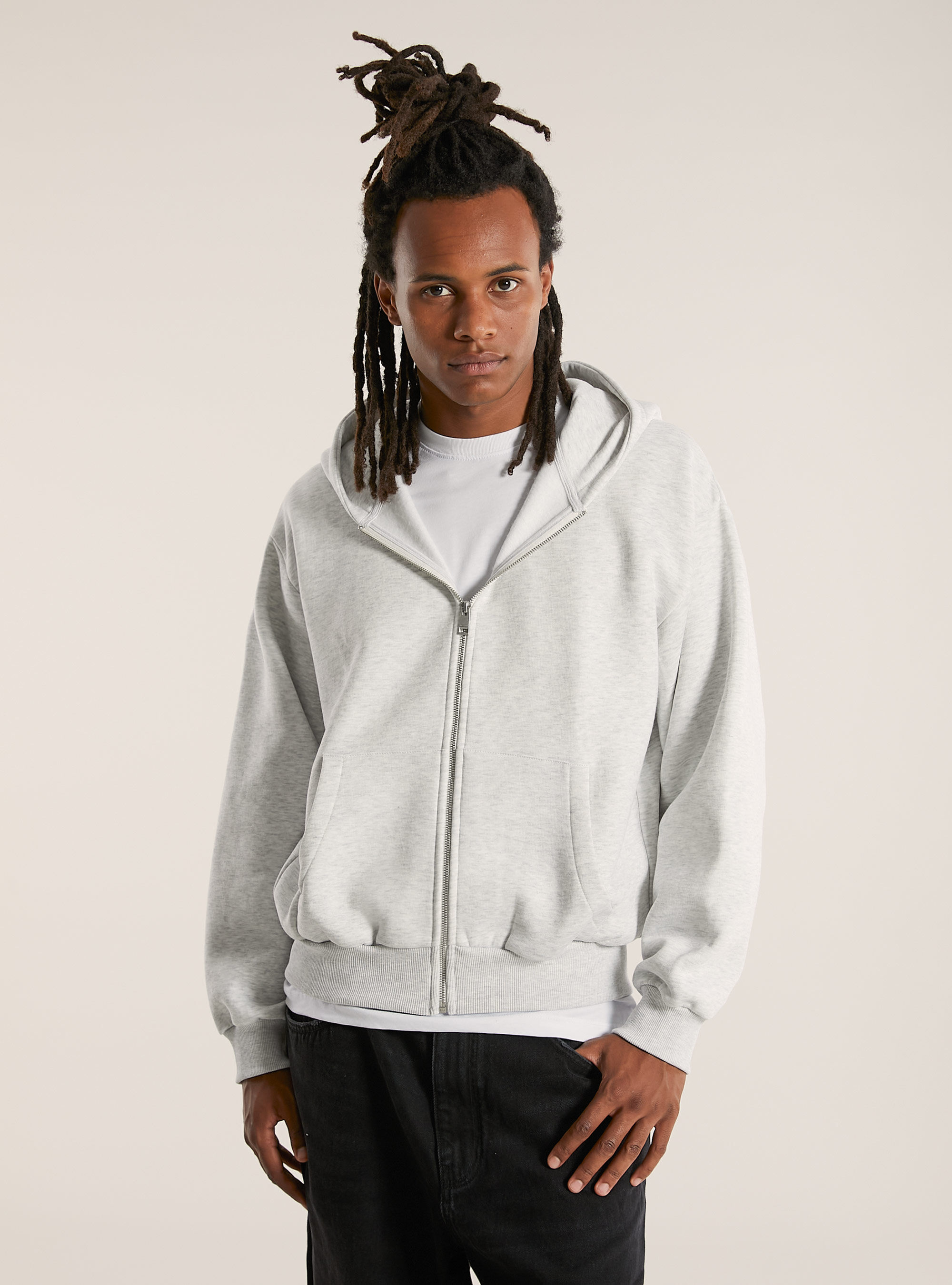 Felpa con zip uomo best sale
