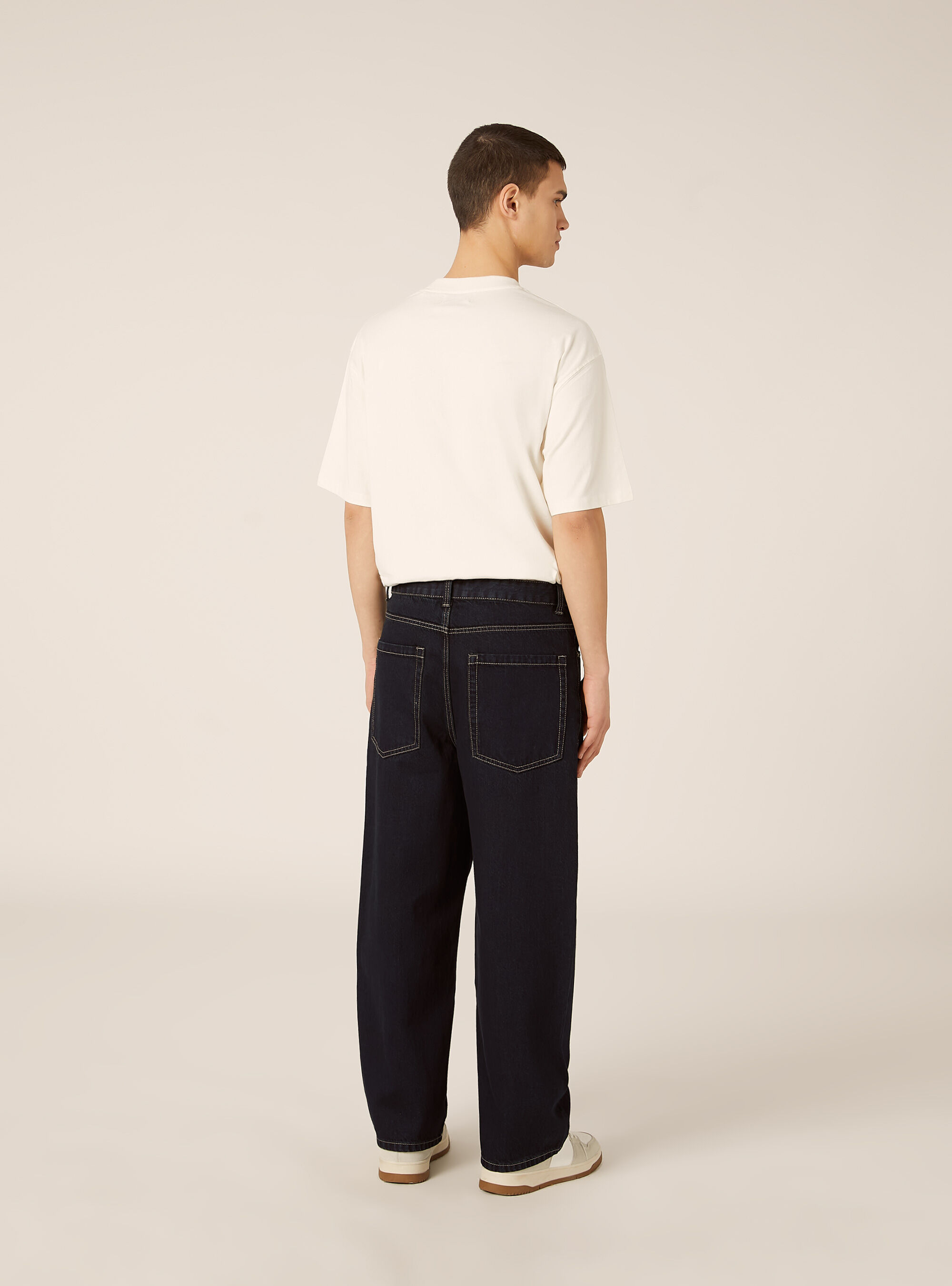 Denim 5 pocket super buggy, D001 DEEP BLUE