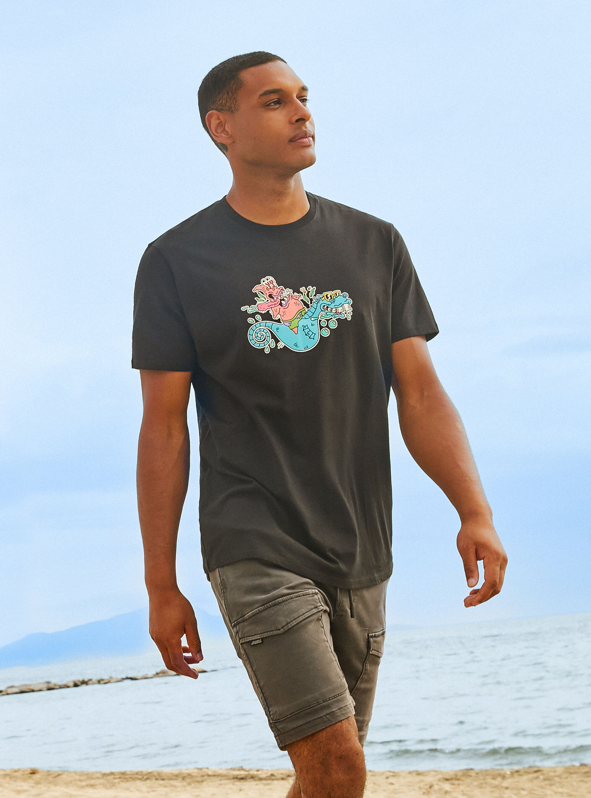 Spongebob t shirt for men hotsell