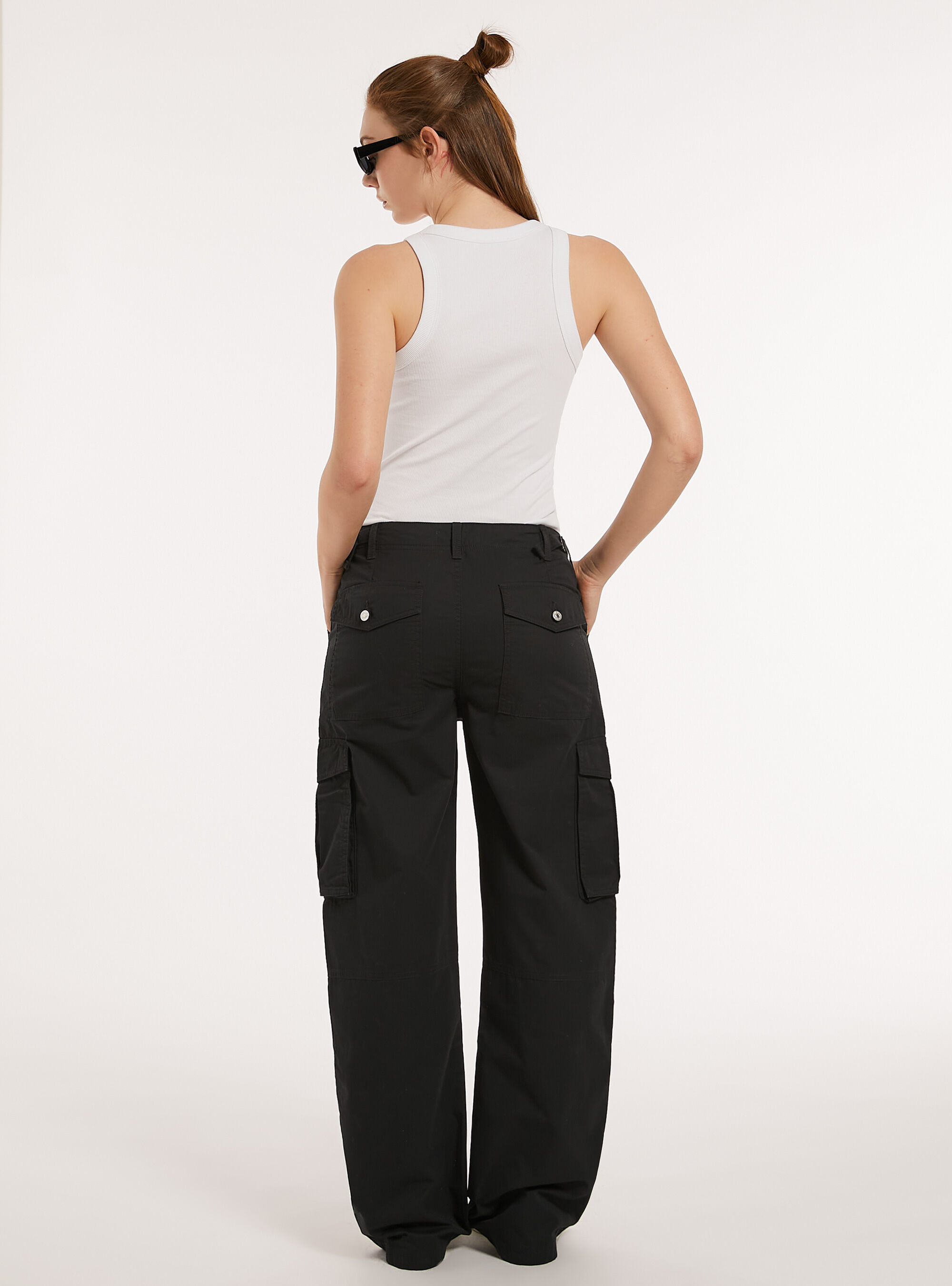 Cargohose mit verstellbarem bund