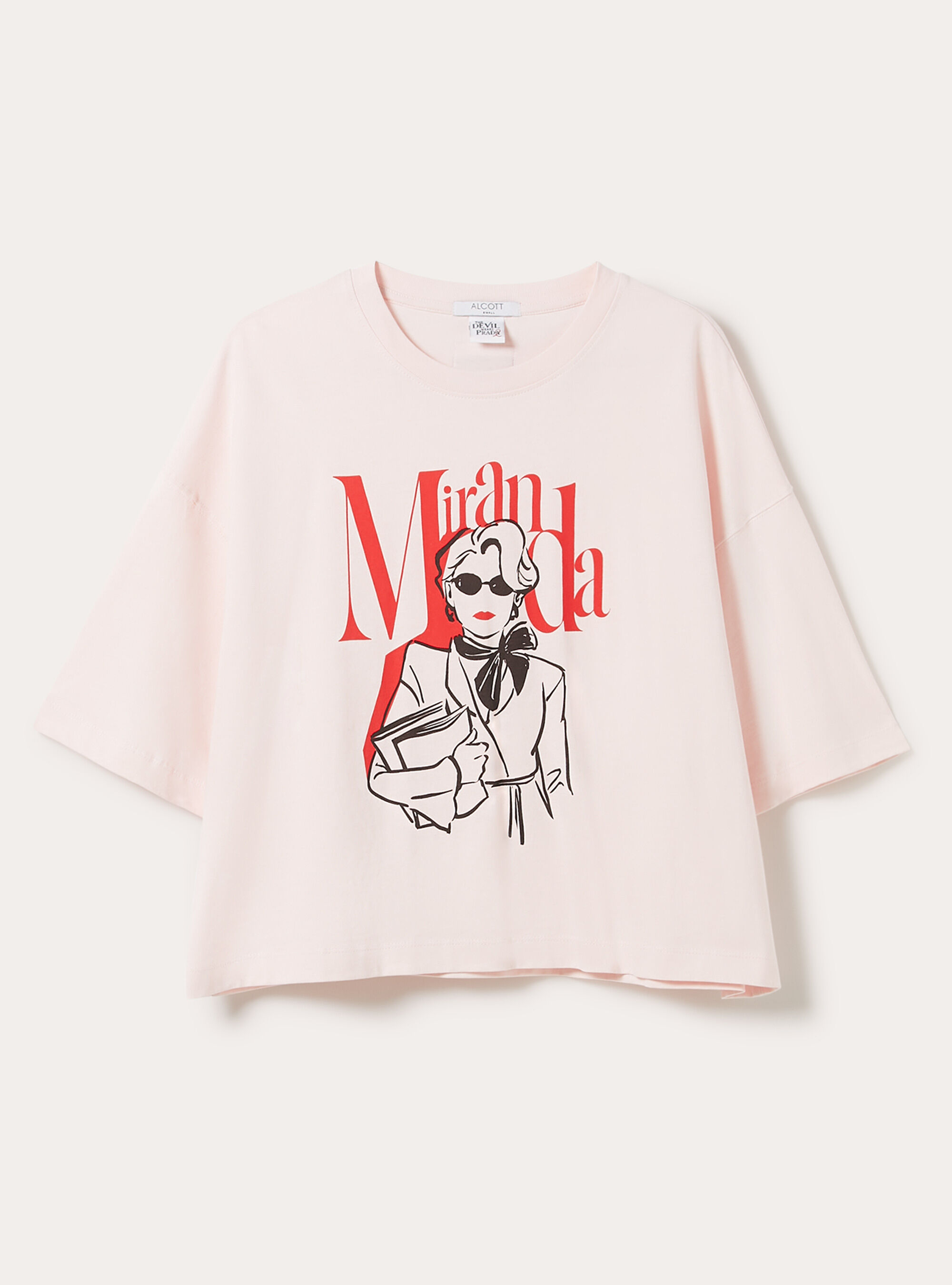 T-shirt over il diavolo veste prada, PK3 PINK LIGHT