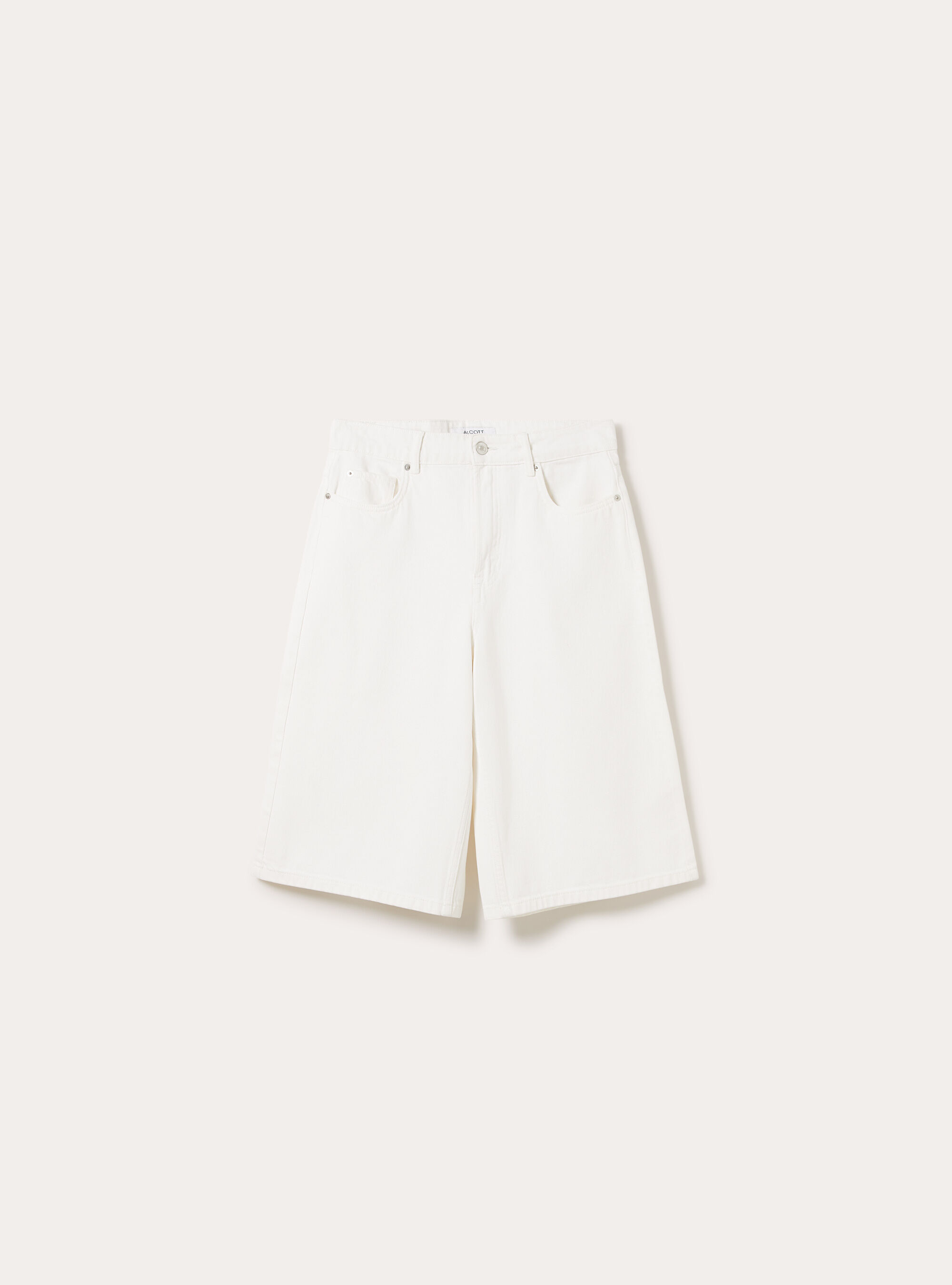 Bermuda jort fit in denim colorato, WH1 OFF WHITE
