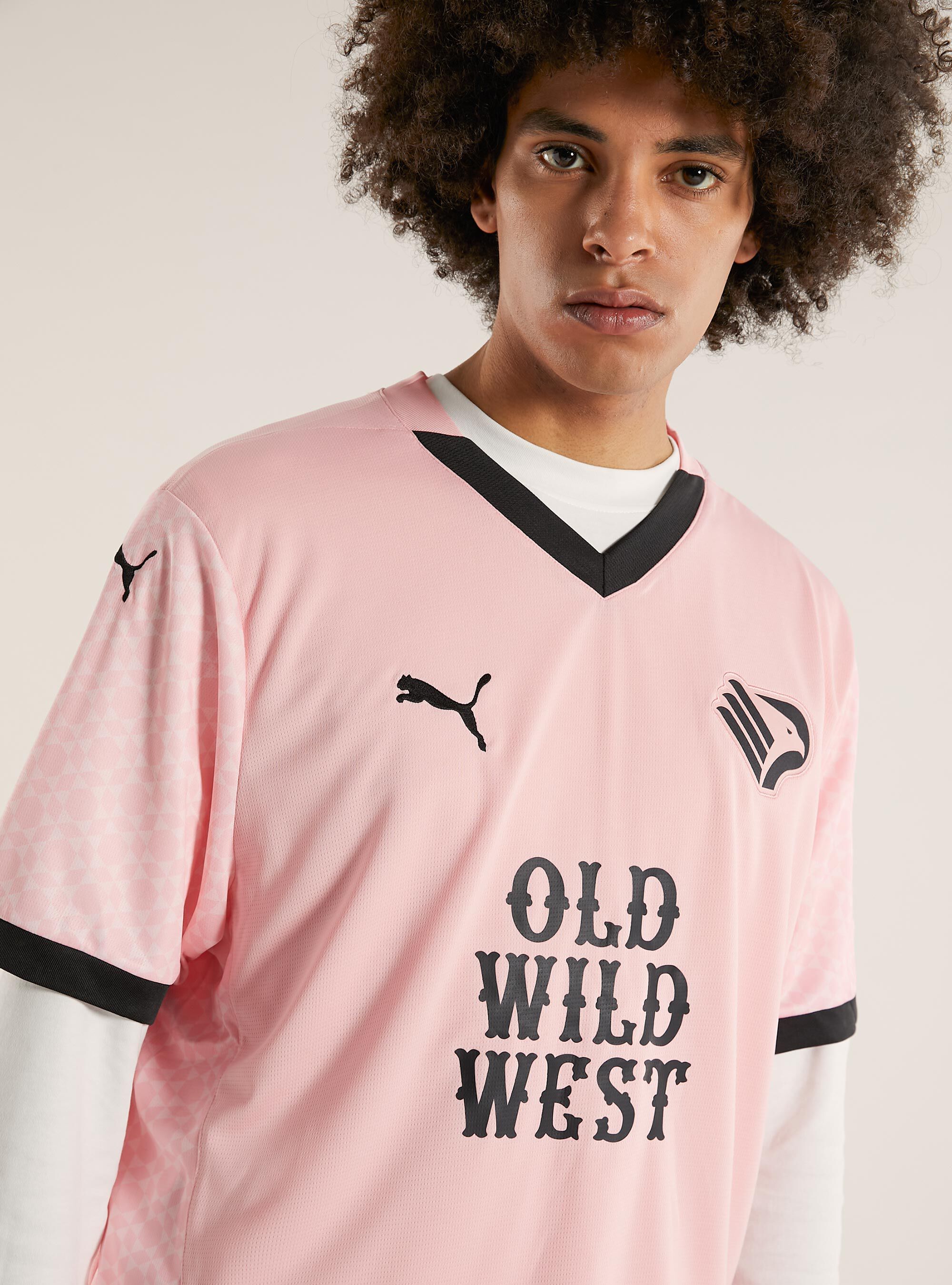 Palermo F.C. Maglia Home 24 25 Alcott T Shirt Uomo