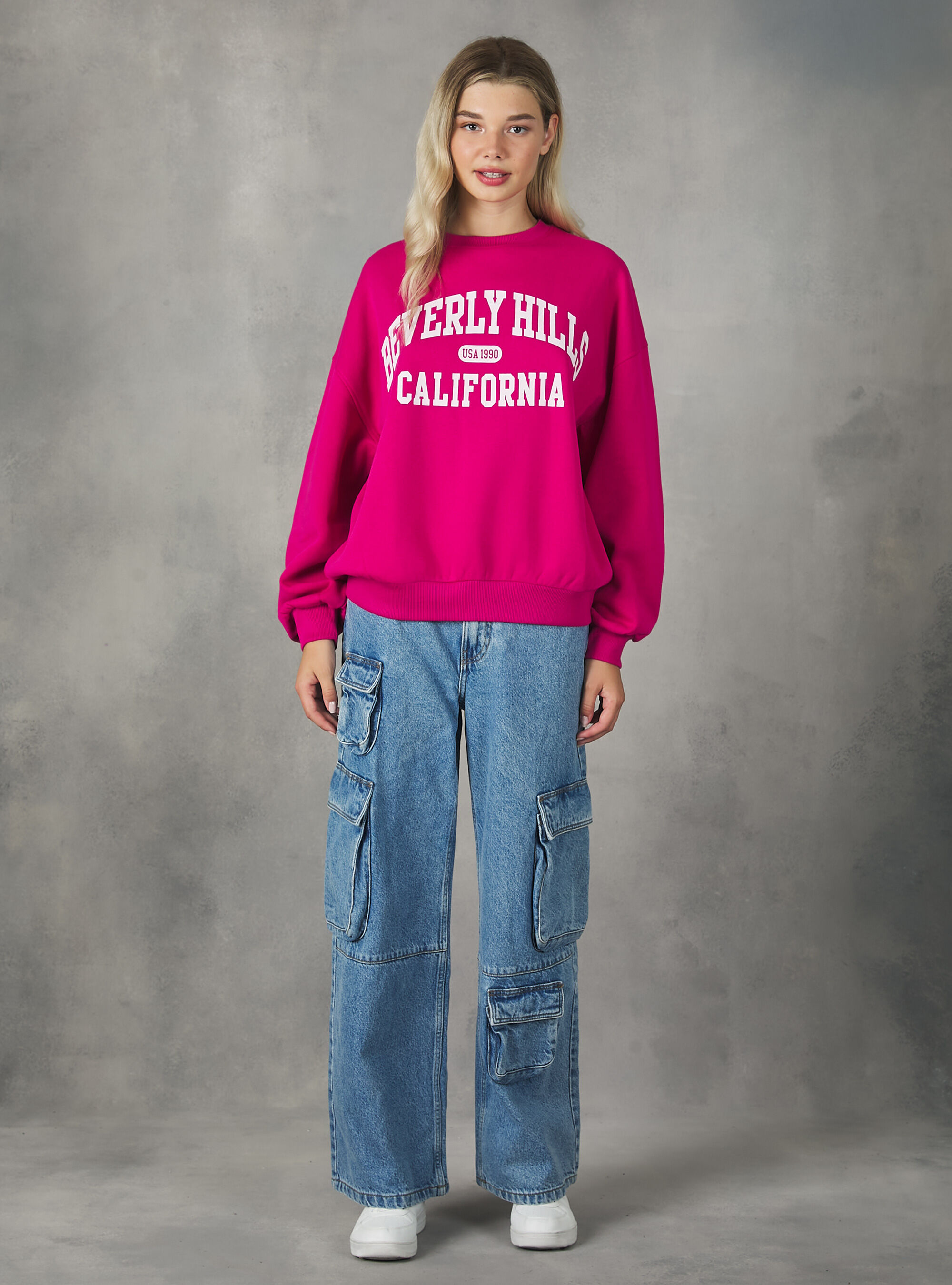 Light blue cheap college sweatshirt