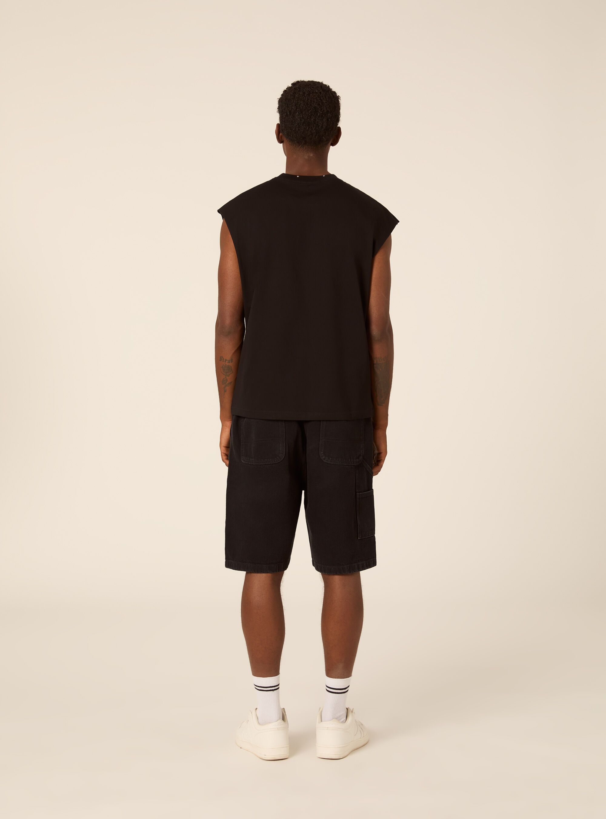 Canotta con stampa money, BK1 BLACK