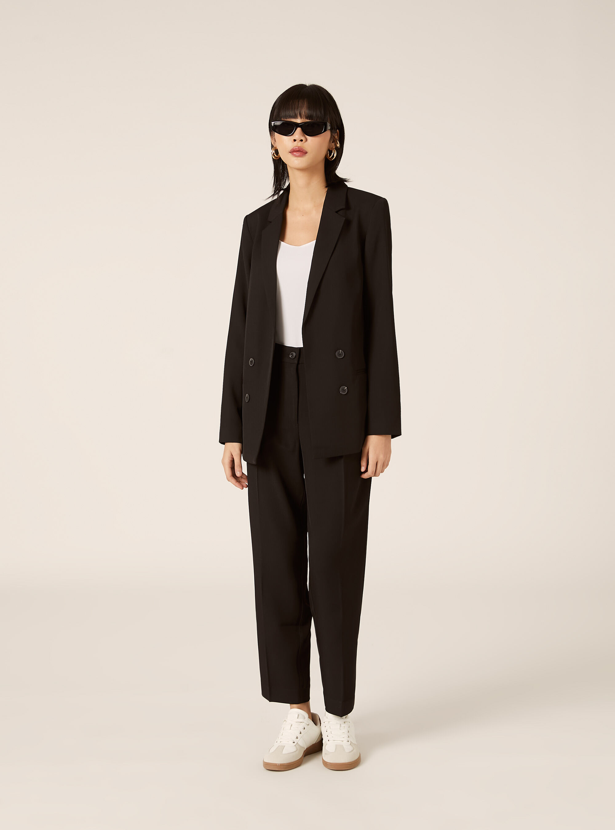 Blazer cruzado, BK1 BLACK