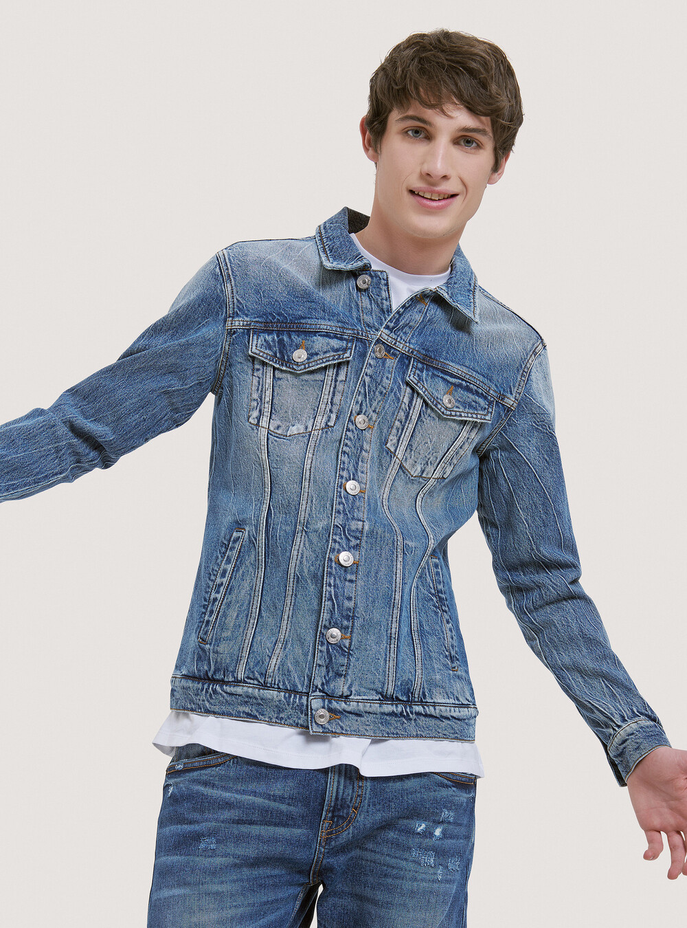 Fur Giacca Di Jeans Alcott Giubbotto Jeans Uomo Alcott Alcott