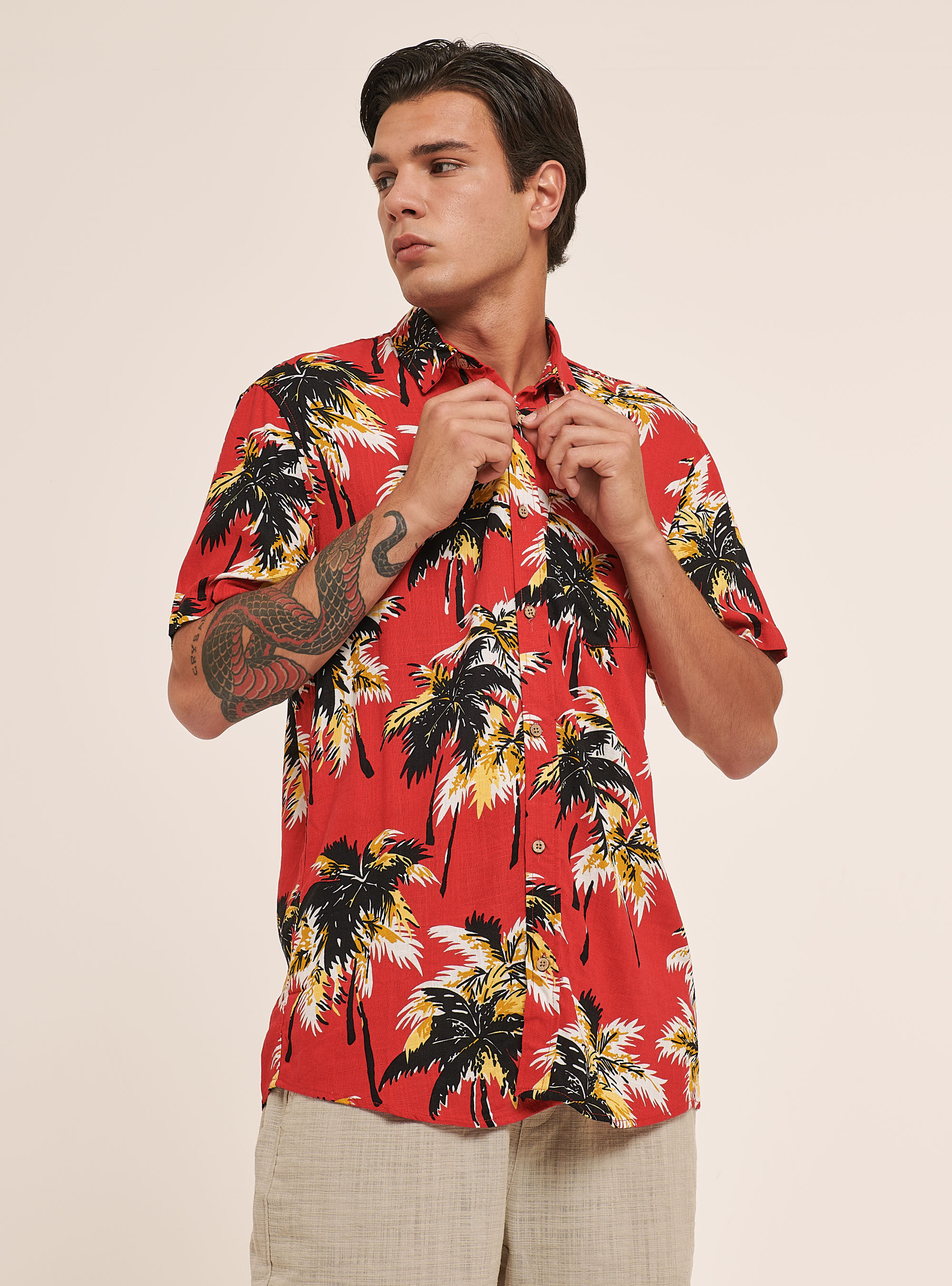 Camicia tropicale hot sale