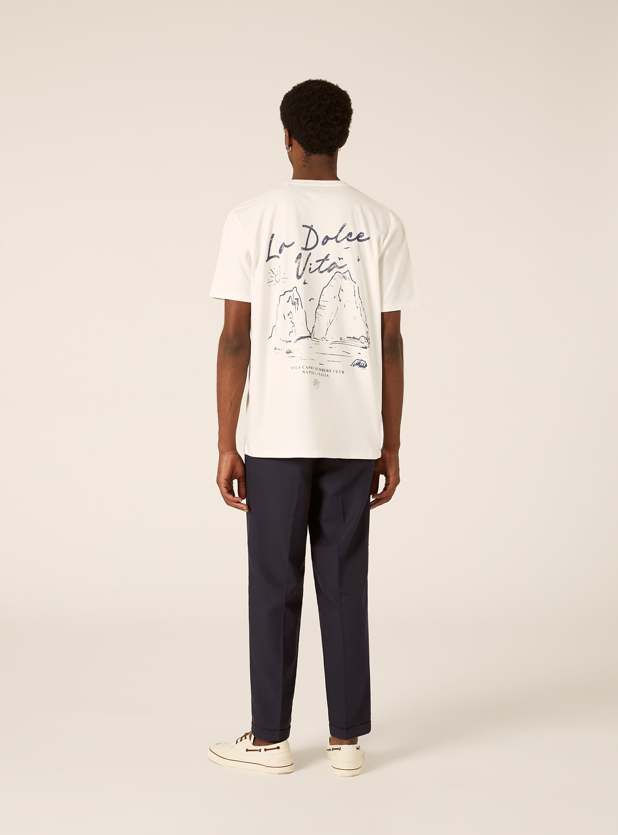 T-shirt capri la dolce vita, WH2 WHITE
