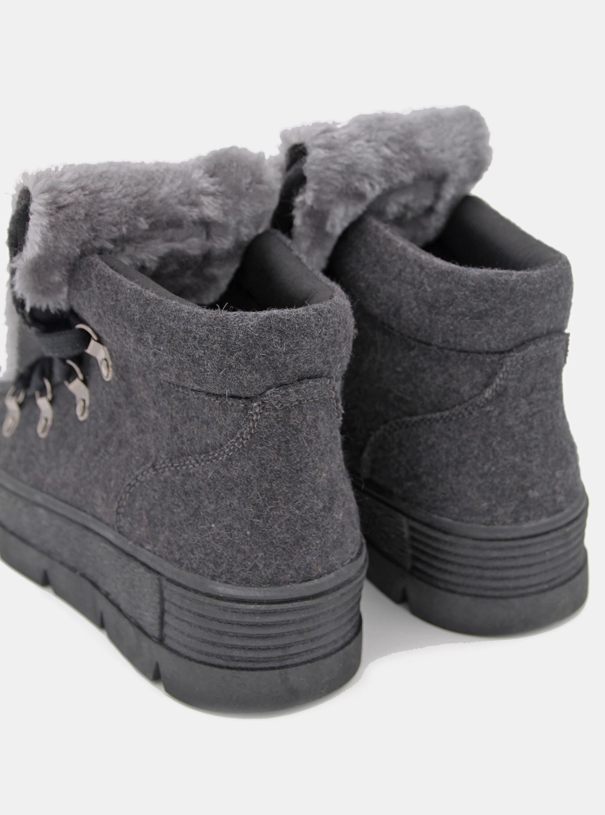 Stivaletto con fur, C118 GREY