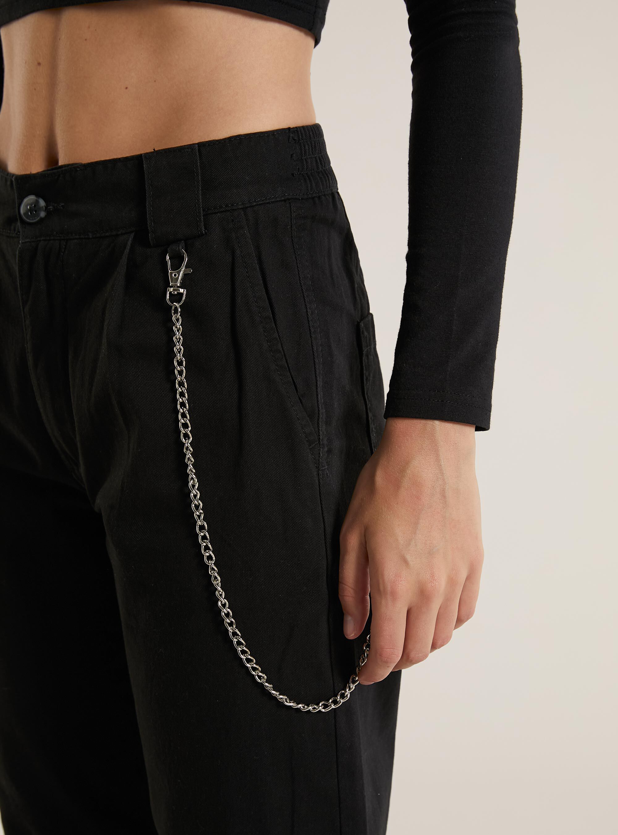Jogger trousers with chain | Alcott | Women's Trousers