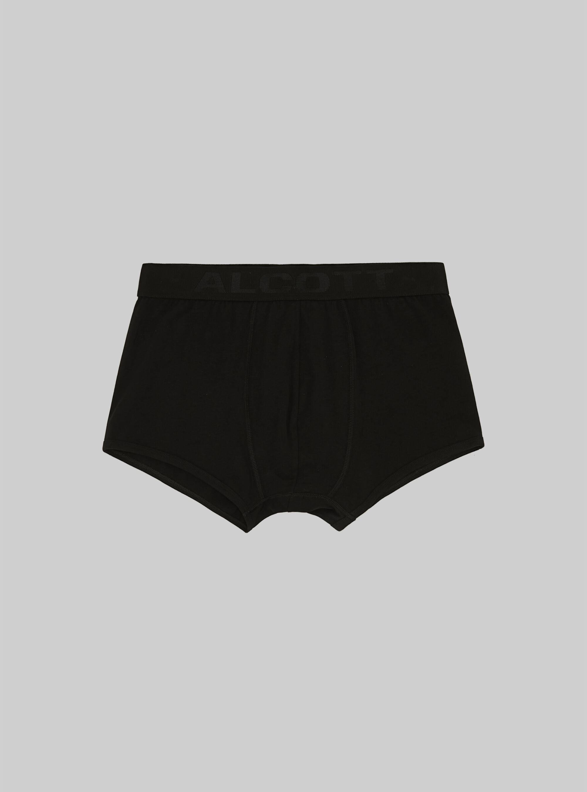 Boxer in cotone elasticizzato con logo, BK1 BLACK