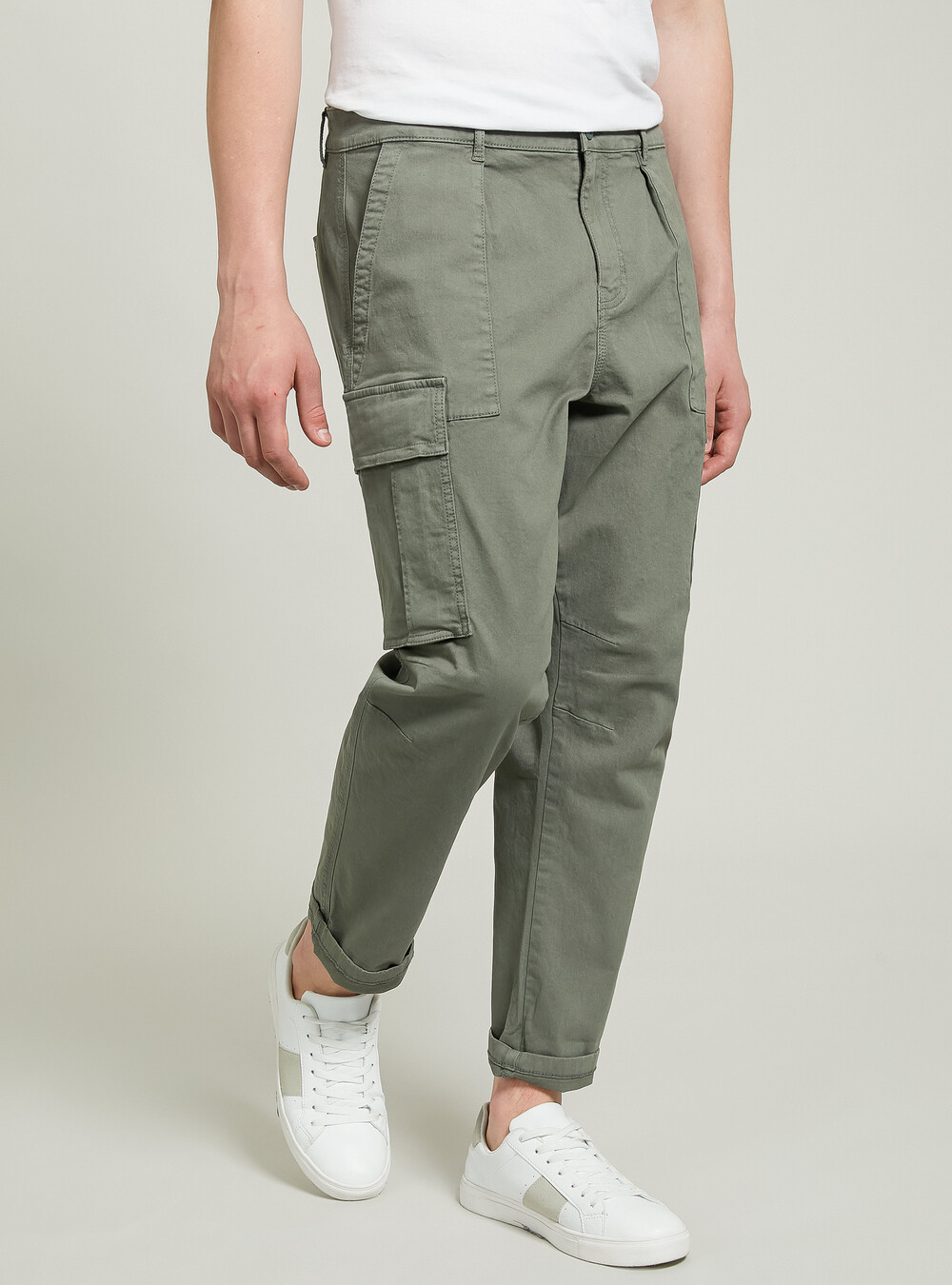 Cargo Pantaloni Absolut Joy Uomo Cargo Pantaloni Cotone Con
