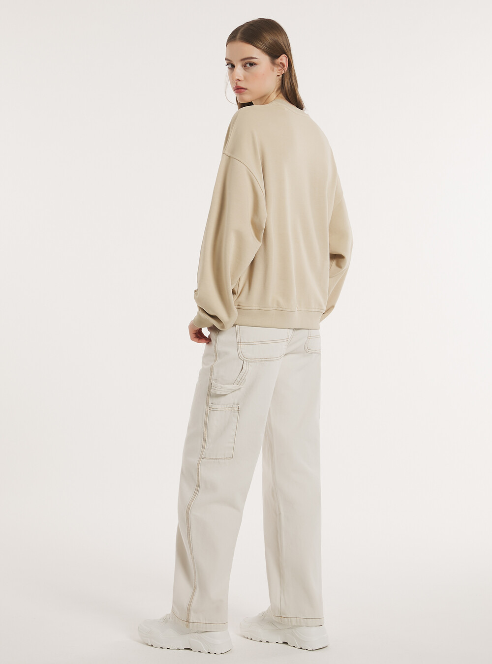 Felpa da donna con mezza cerniera, felpa corta con cappuccio, maglione in pile con cerniera a quarto, maglione, abbigliamento autunnale, abbigliamento invernale, pigiama da donna senza, Celeste., M Felpa da donna con mezza cerniera, felpa corta con cappuccio, maglione in pile con cerniera a quarto, maglione, abbigliamento autunnale, abbigliamento invernale, pigiama da donna senza, Celeste., M