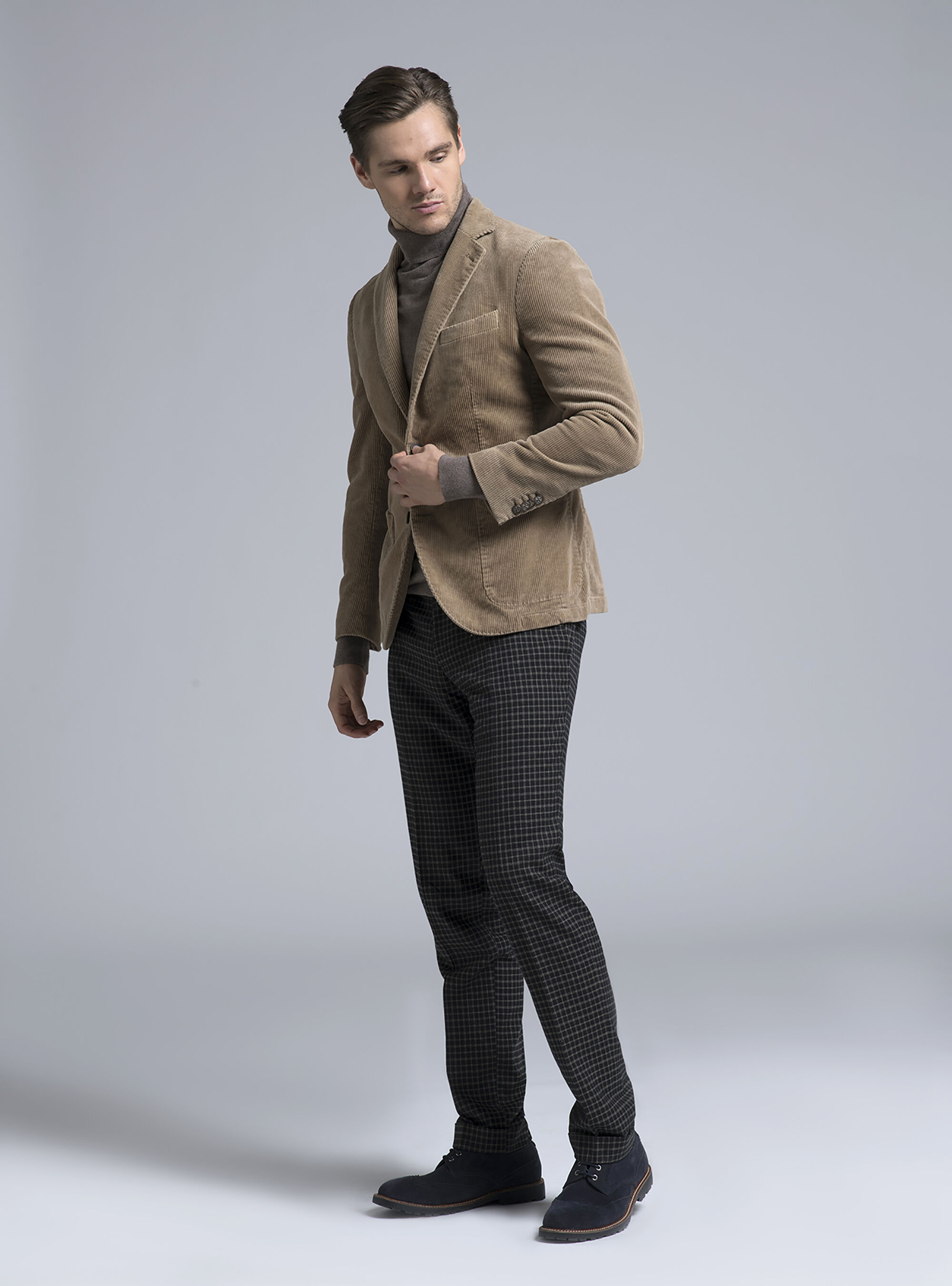 Giacca in velluto, C560 ECRU