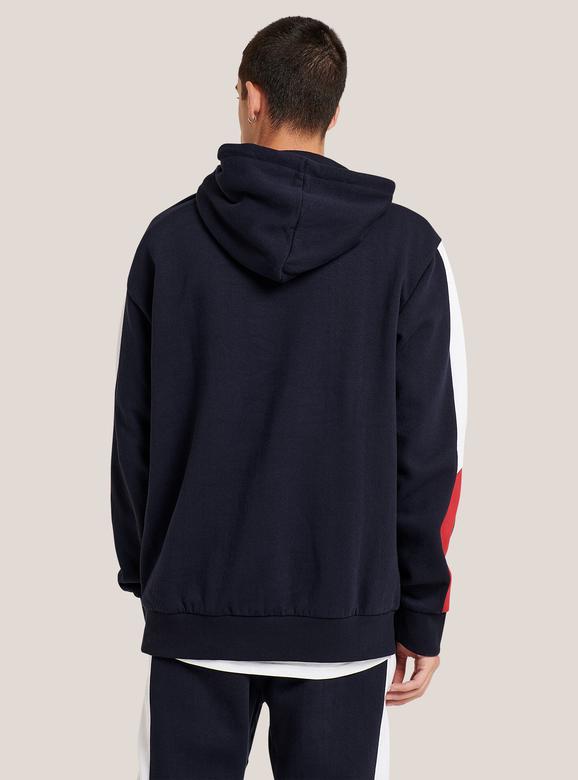 Sweat-shirt en coton surdimensionn&eacute;, C210 BLUE NAVY