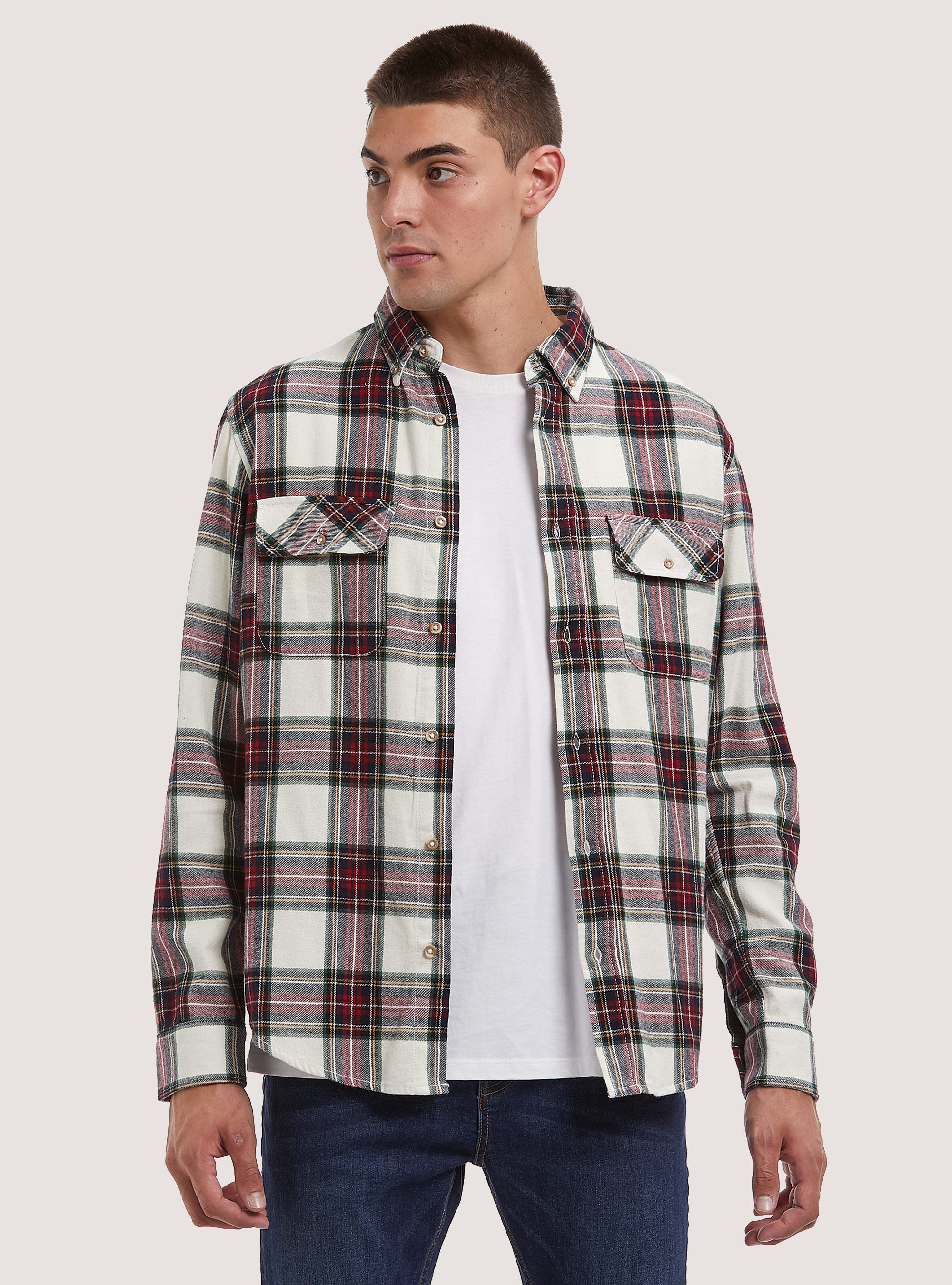 Camicia a quadri in flanella Alcott Men s Shirts