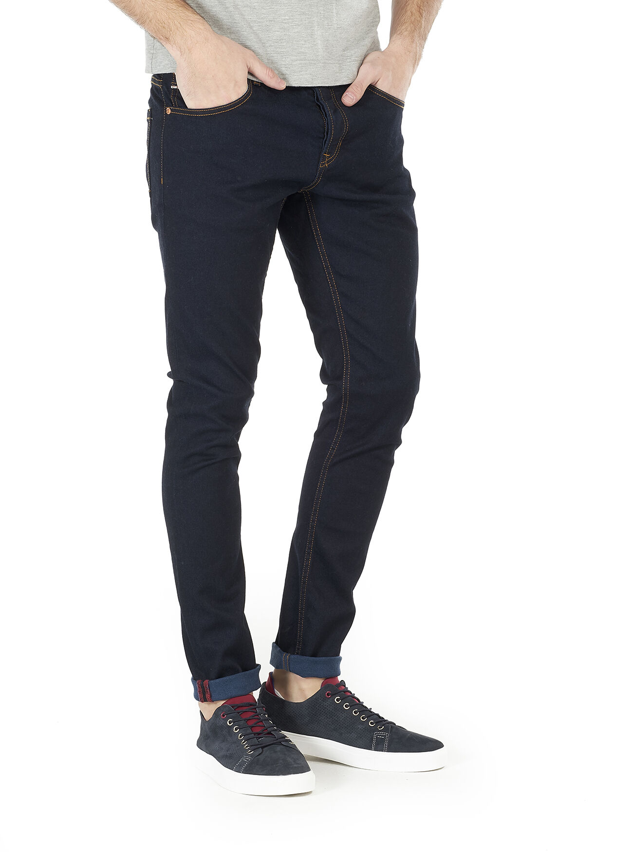 Jeans stretch regular fit, C218 BLUE NAVY