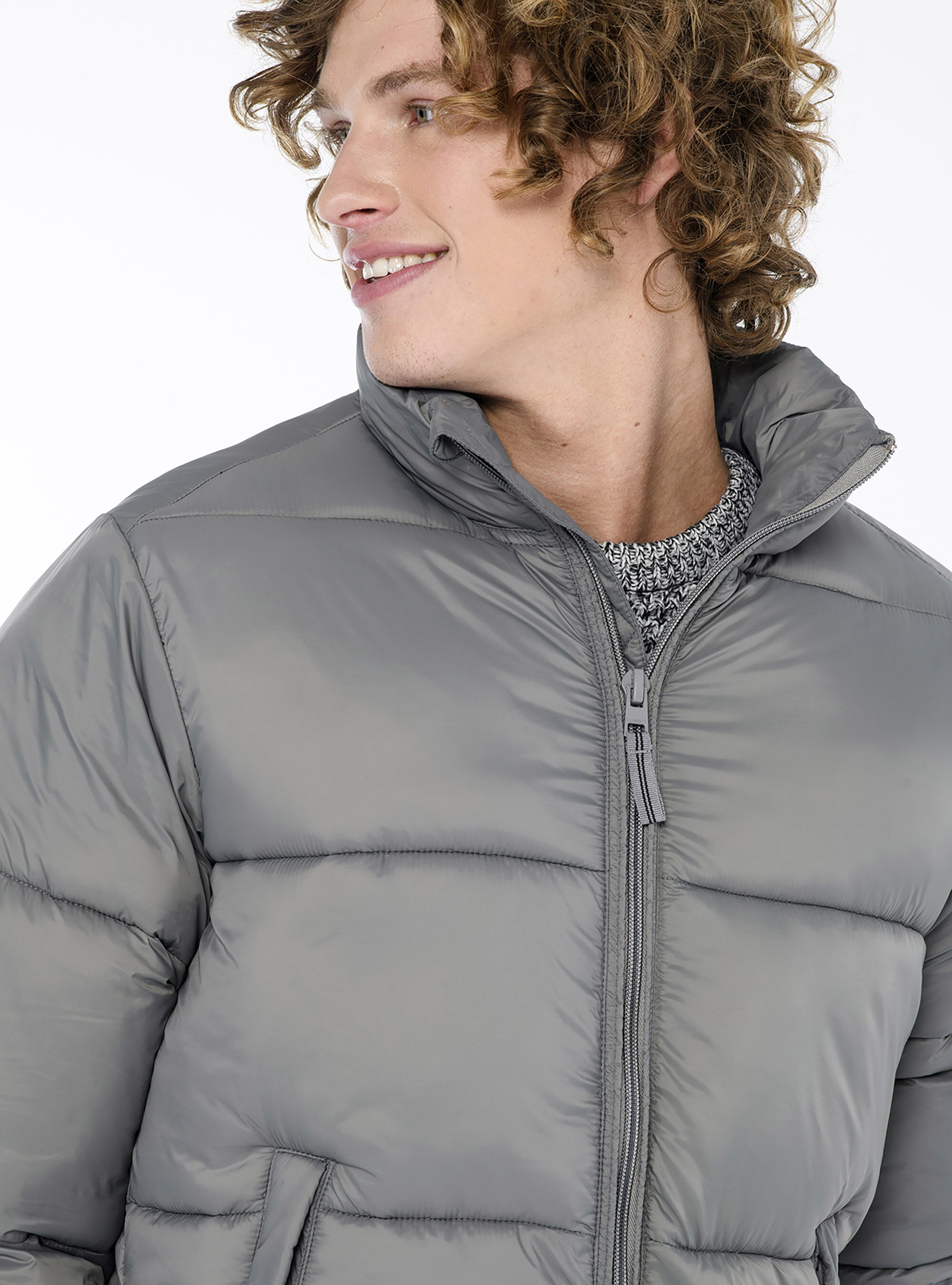 Puffy jacket, GREY