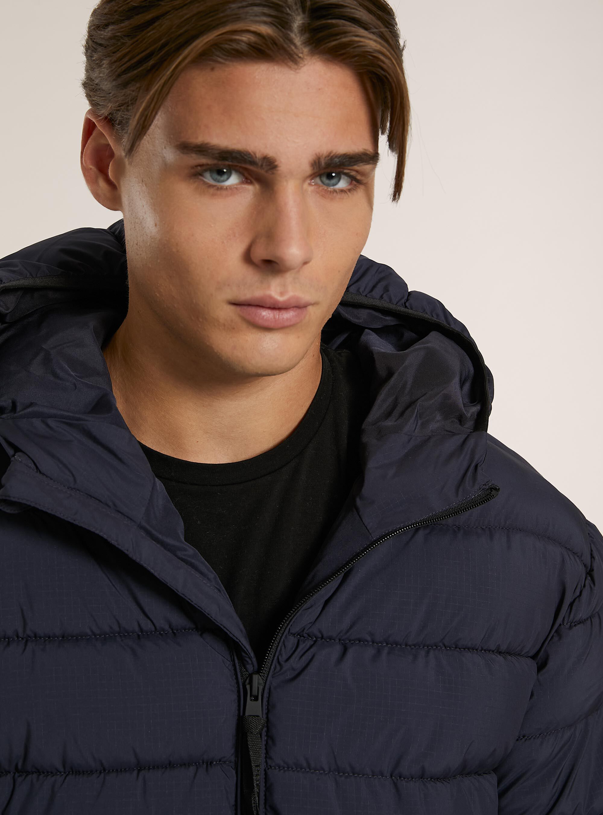 Jacket with recycled padding