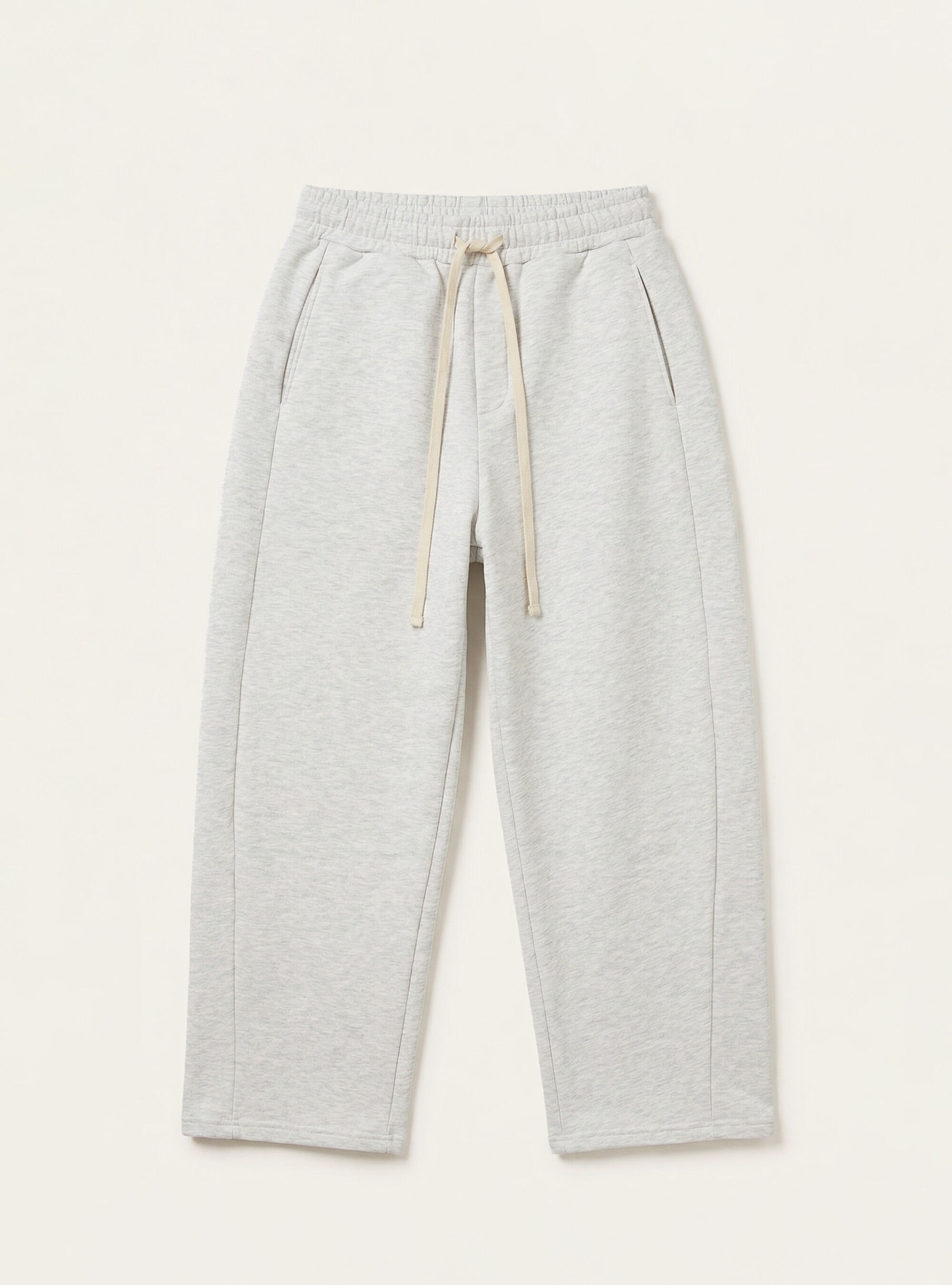 Jogger in felpa baloon fit, MGY3 GREY MEL LIGHT