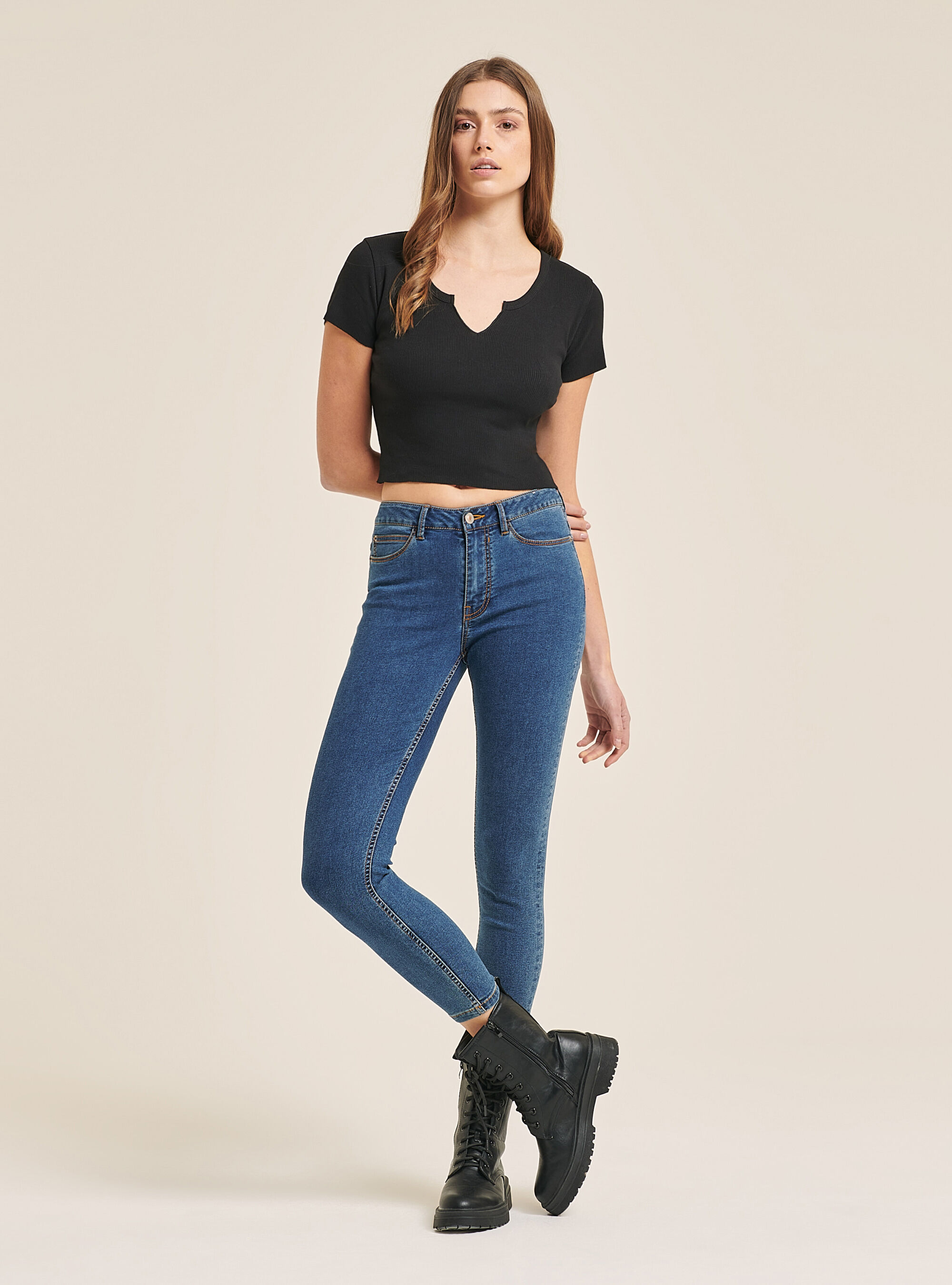Jeans skinny fit cropped