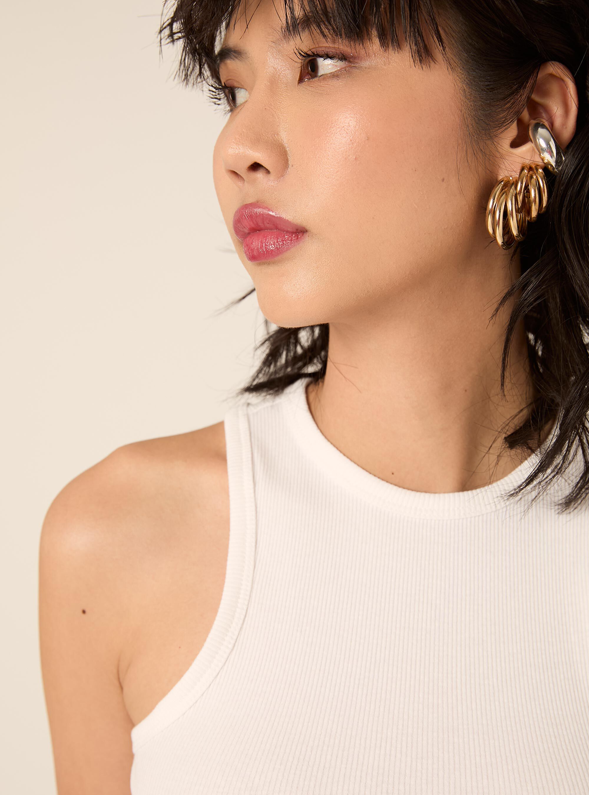 Canotta basic in cannete', WH3 WHITE