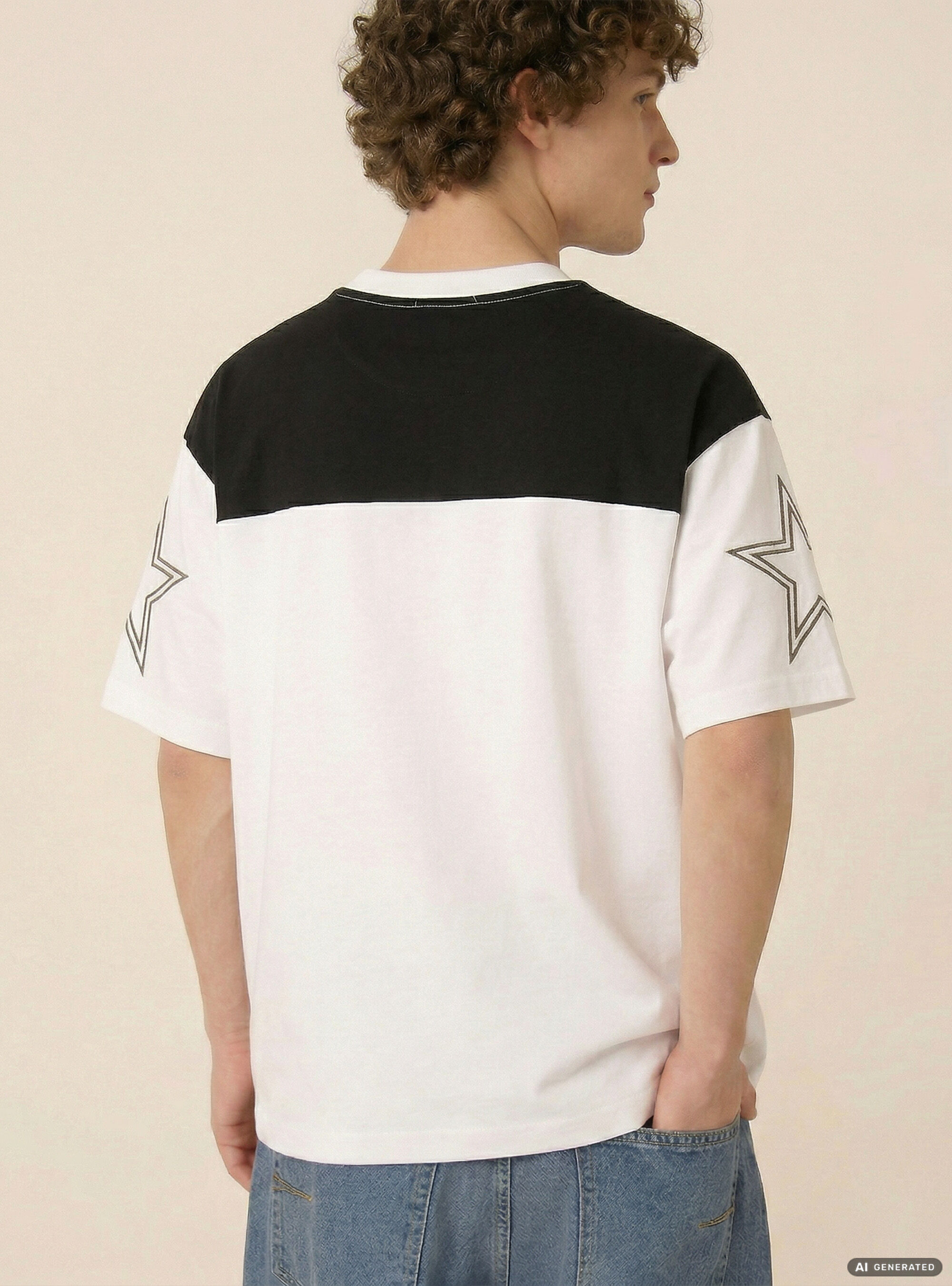 Boxy-fit printed T-shirt