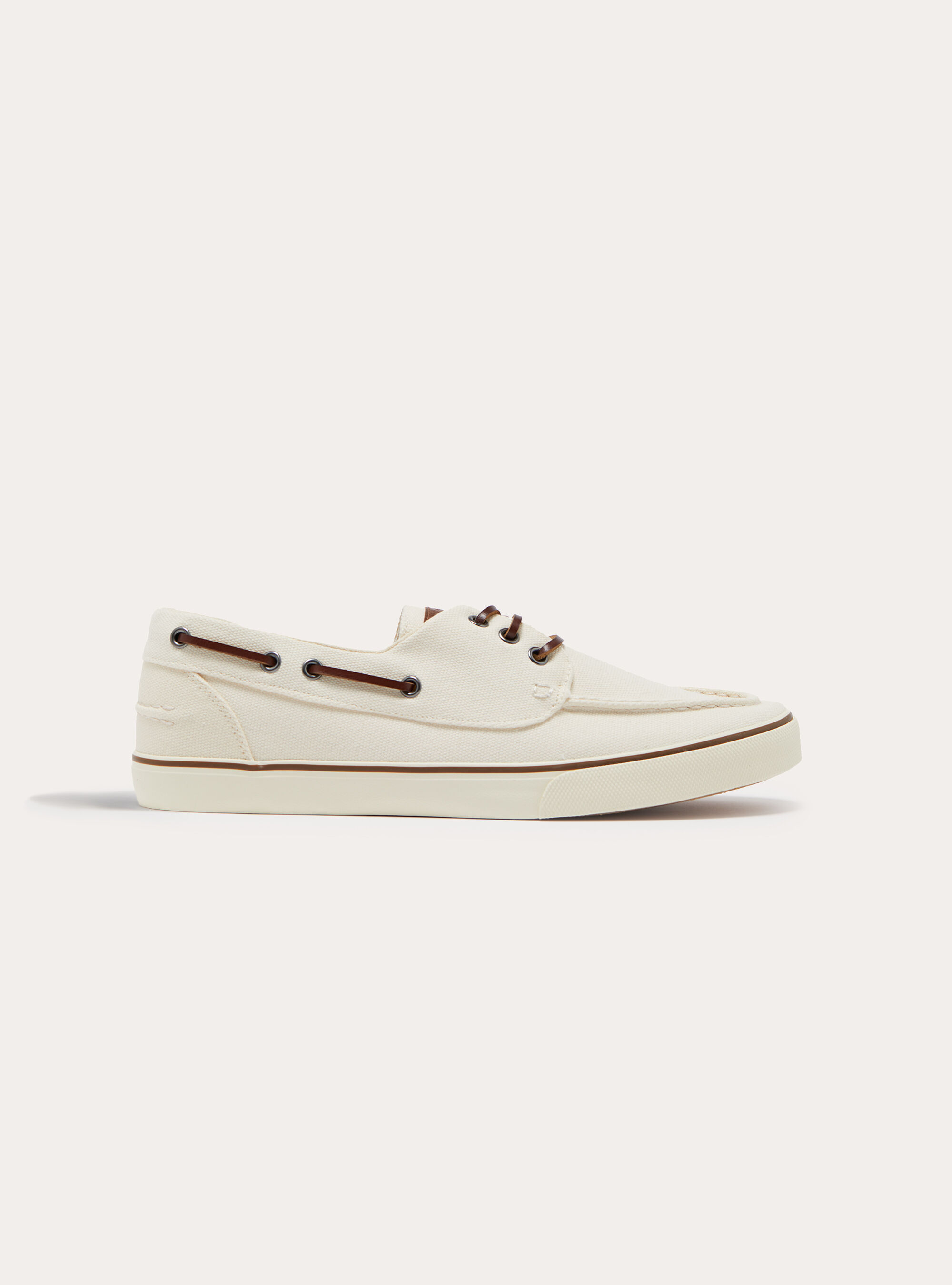 Scarpa stile mocassino in canvas