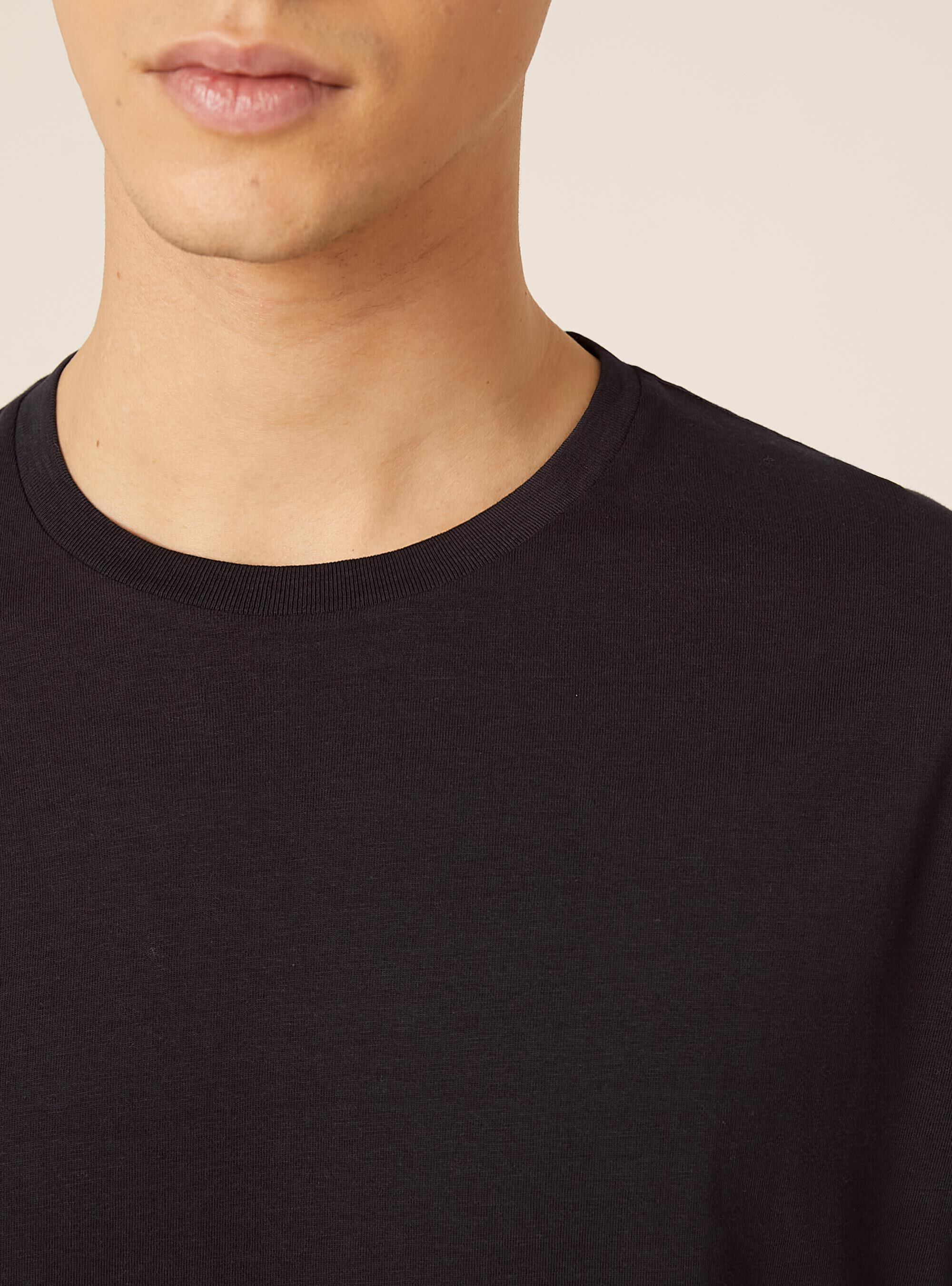Maglietta girocollo basica, NA1 NAVY DARK