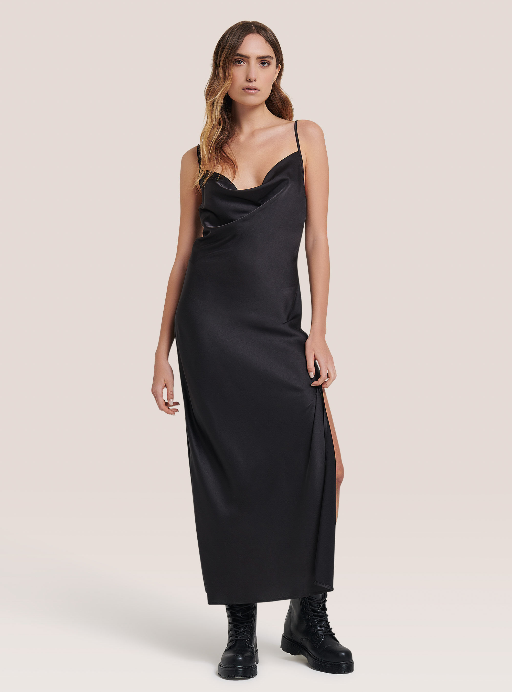 Vestito midi satinato | Alcott | Mid Season Sale Uomo