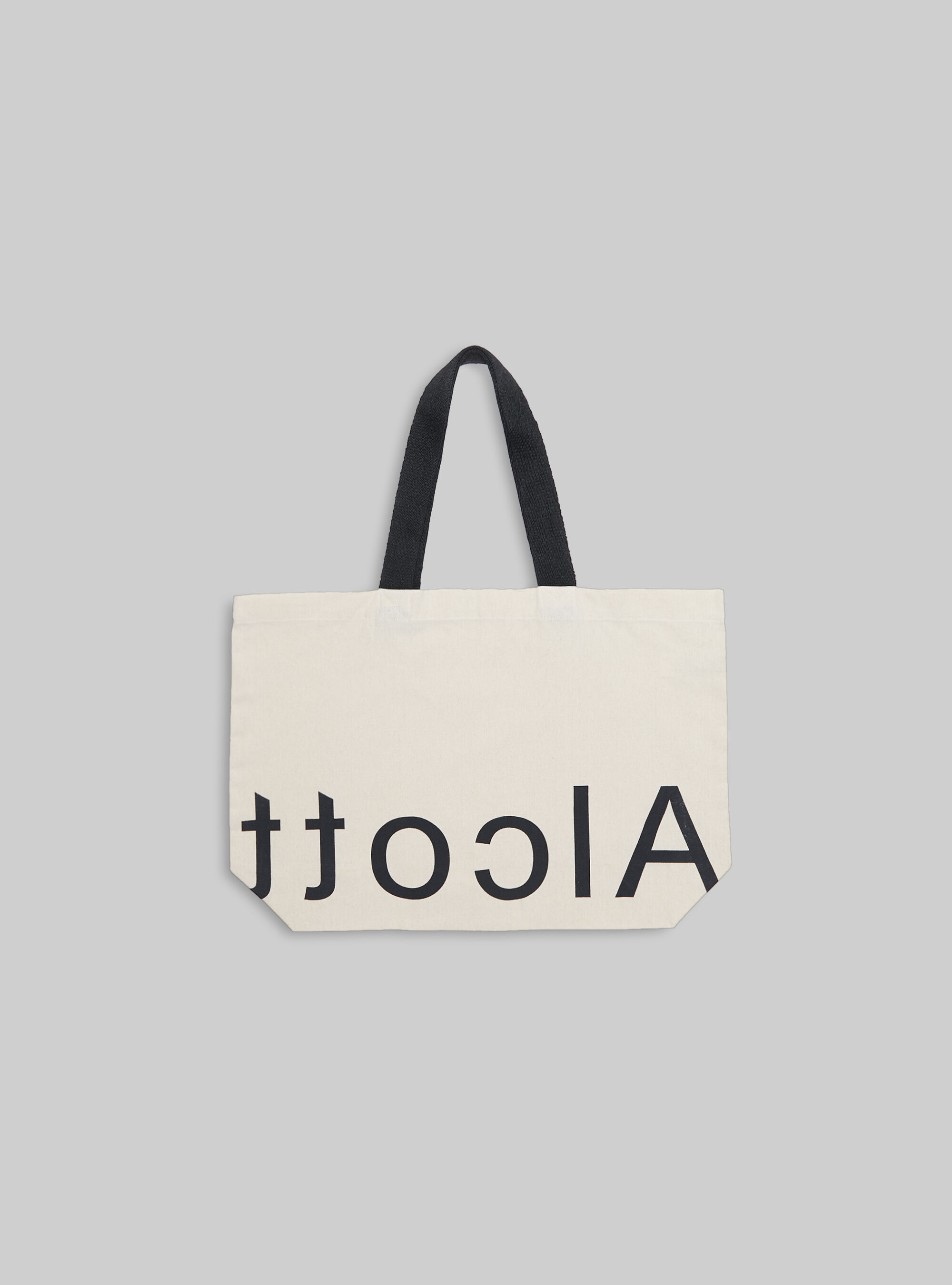 Bolso shopper de lona con logotipo