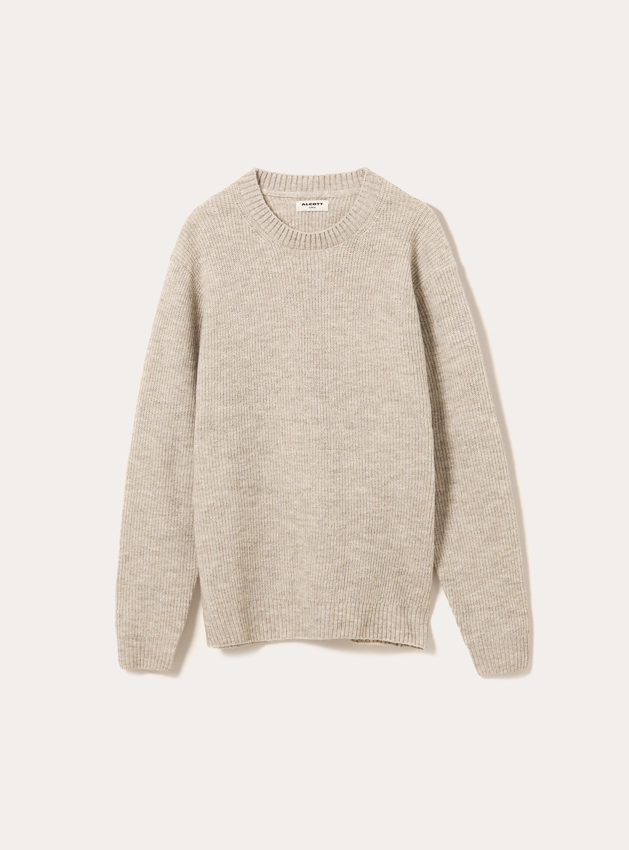 Weicher Pullover mit Rippstrick, BG2 BEIGE MEDIUM